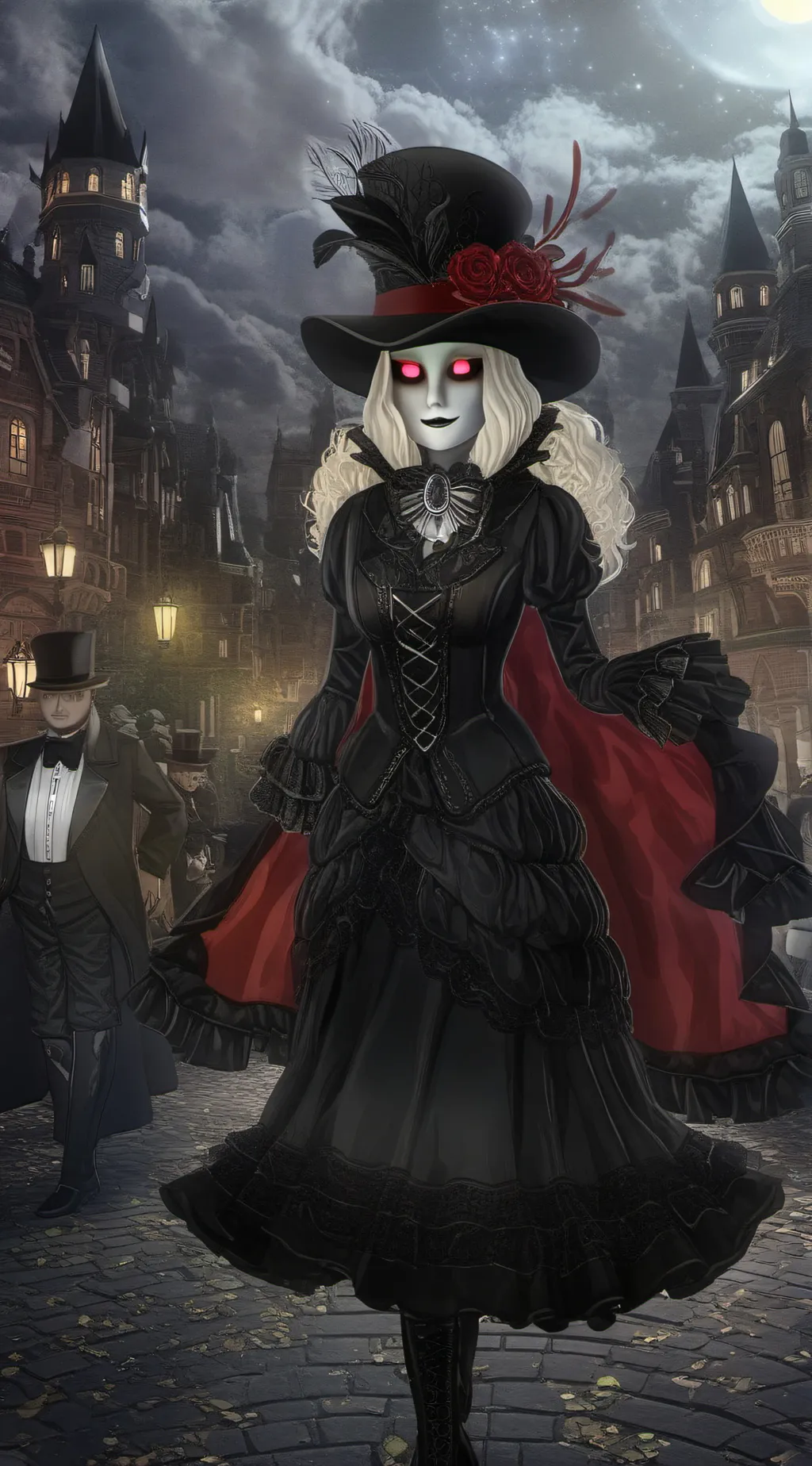 ai character: Dress to impress background