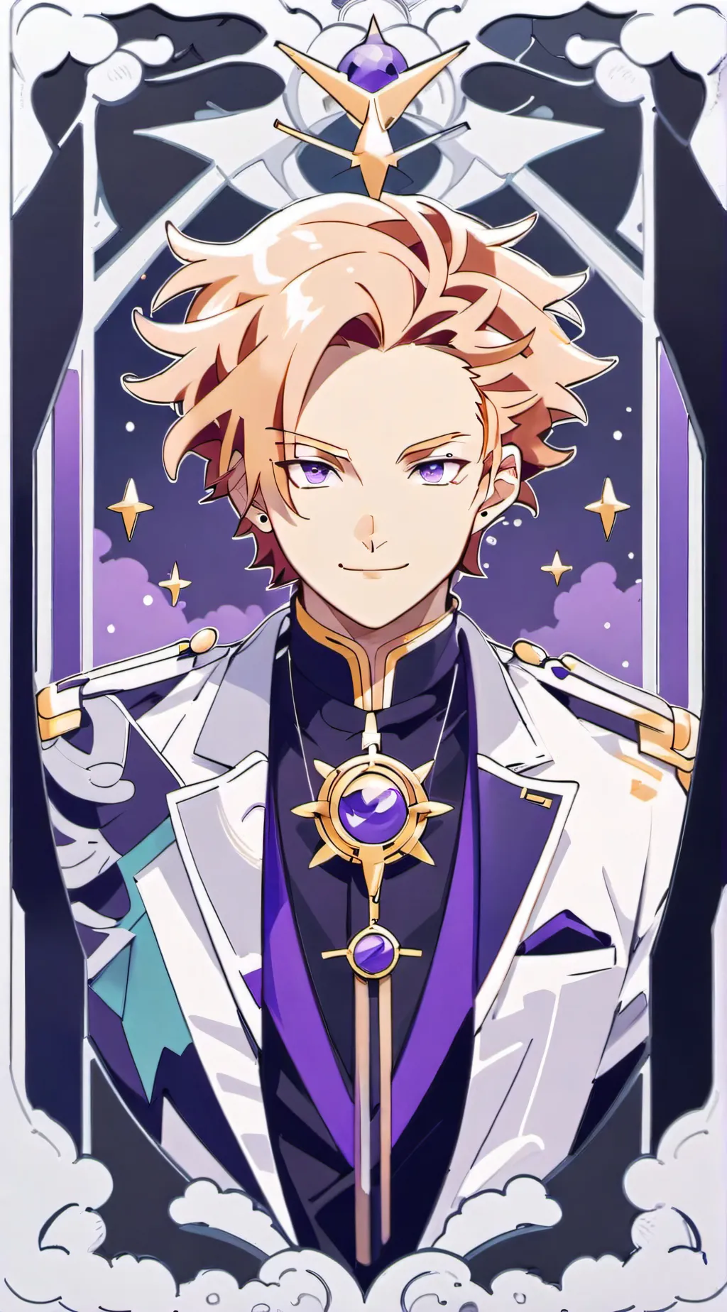 ai character: Arthur x Hyuga background