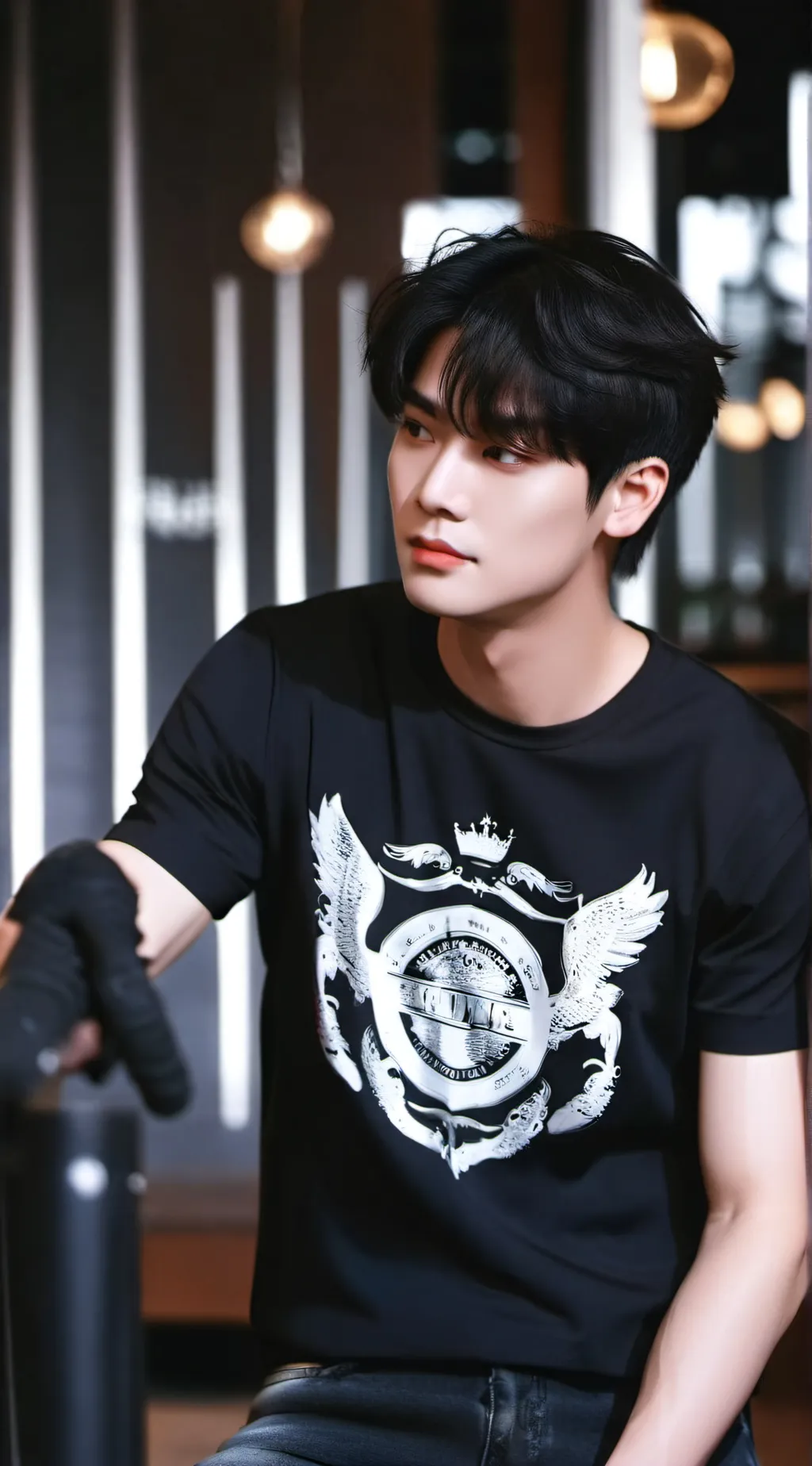 ai character: Liam  background