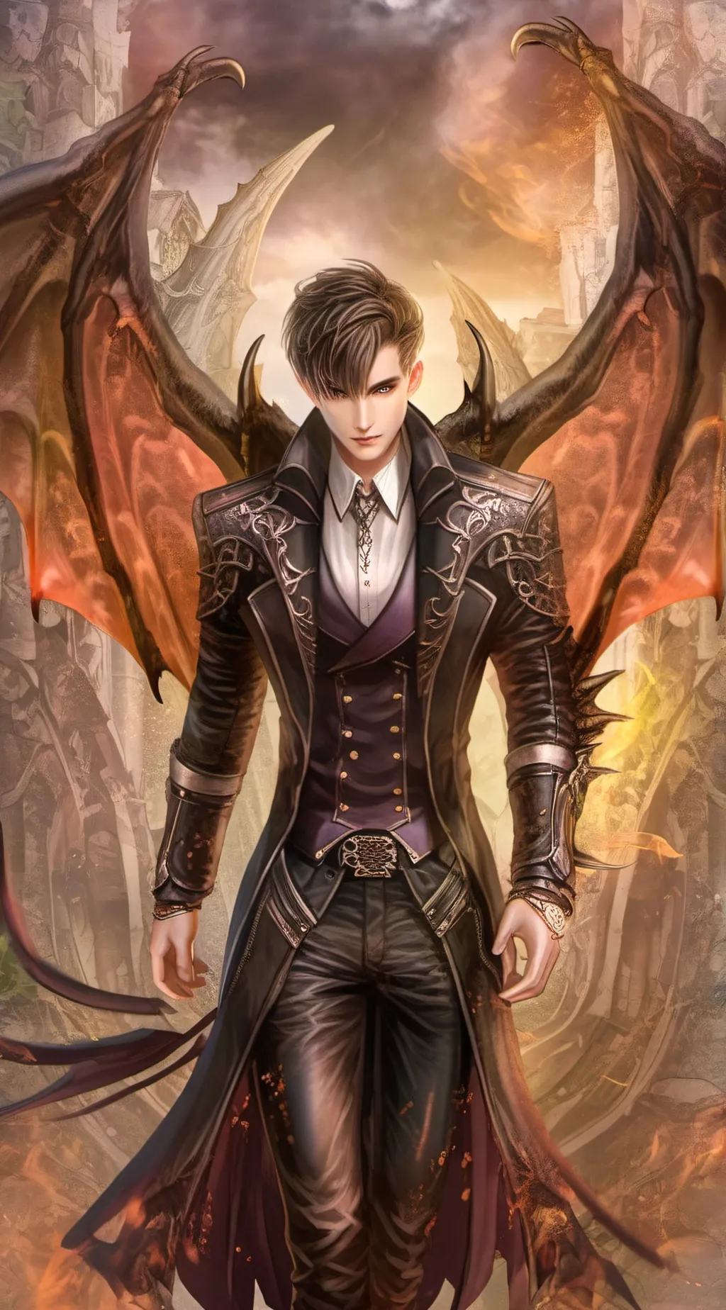 ai character: adian background