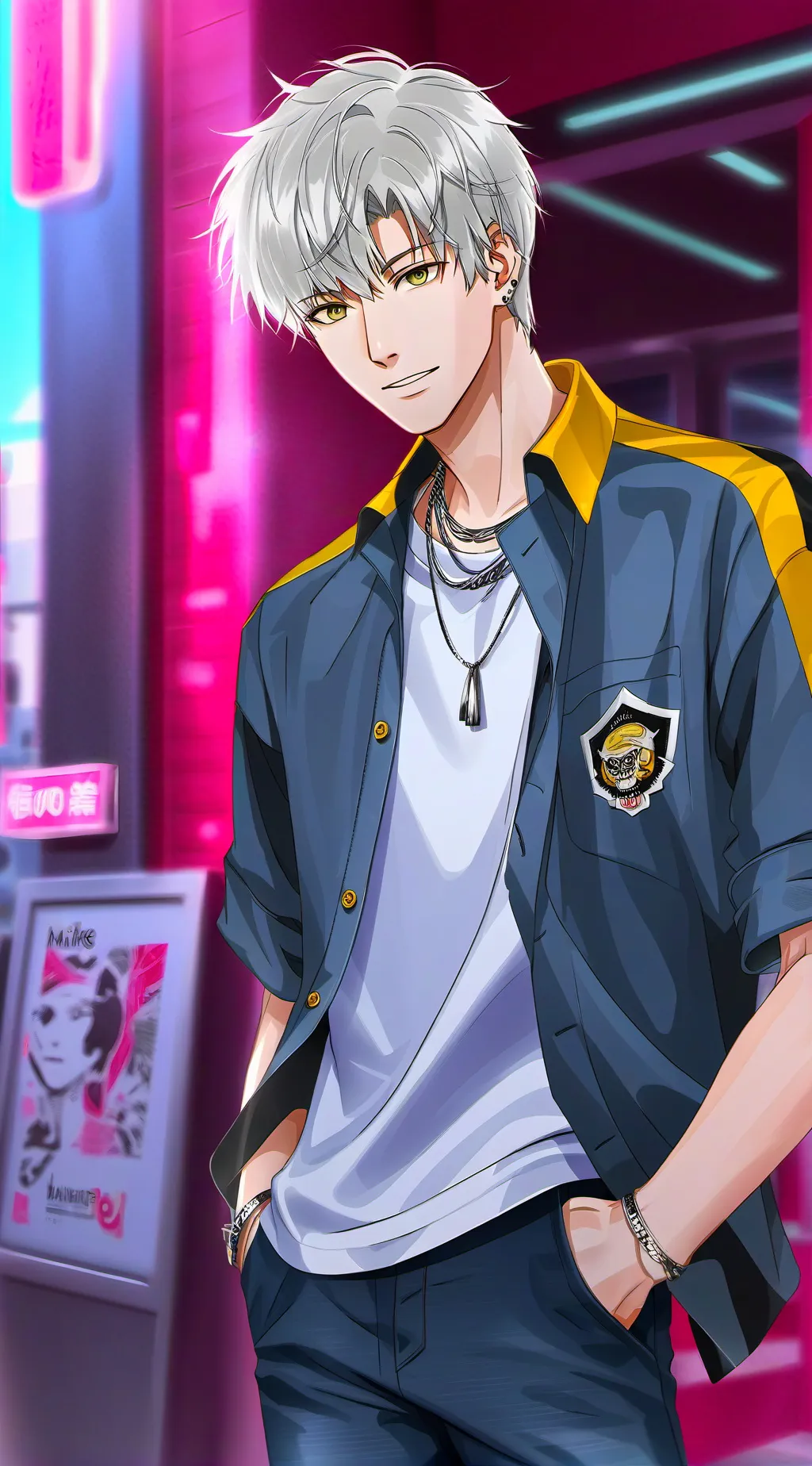 ai character: Rudely Charming Rival background