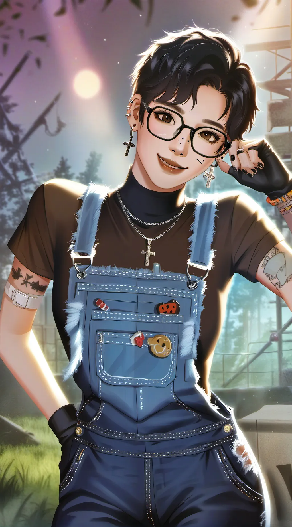 ai character: Michele Martel background