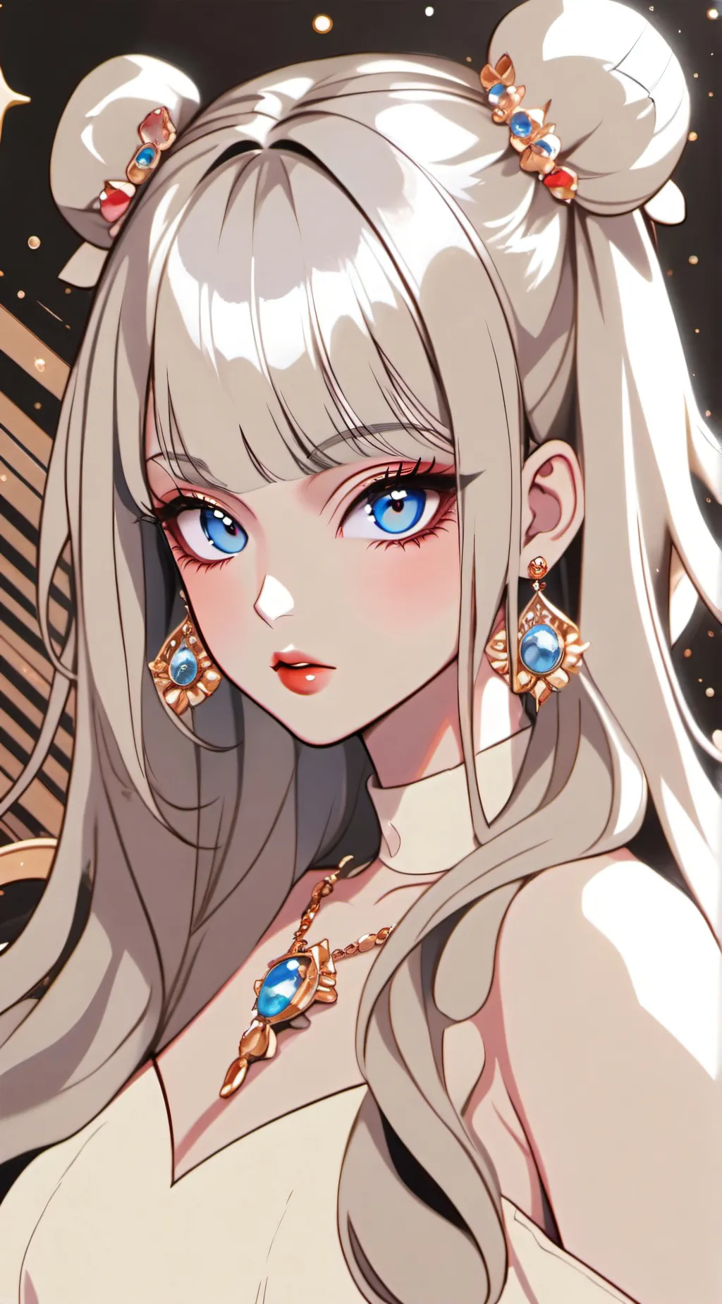 ai character: Rose background