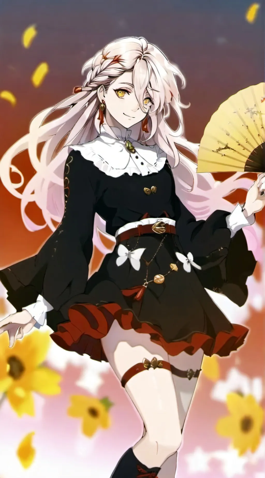 ai character: Douma/you turns in background