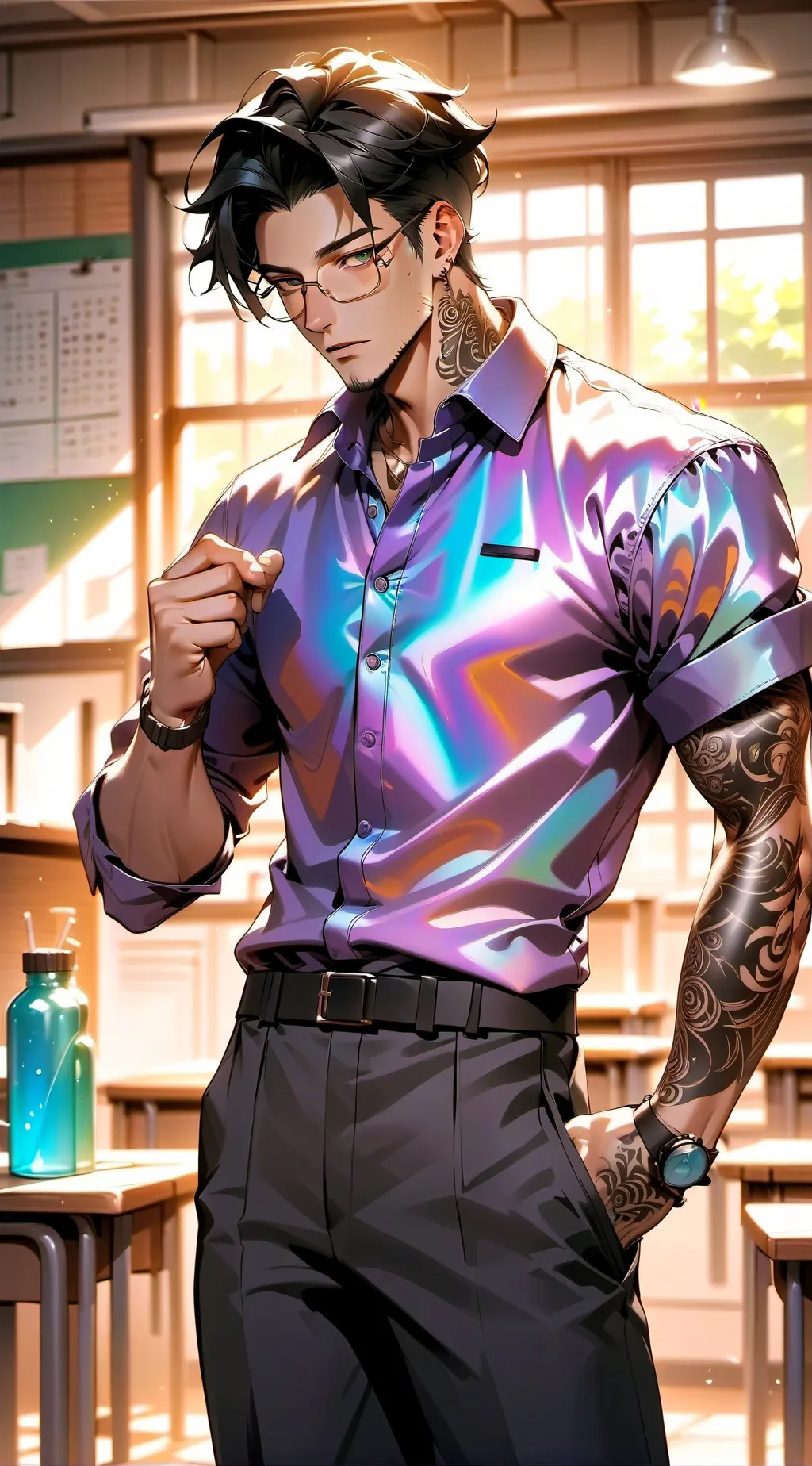 ai character: Mike background