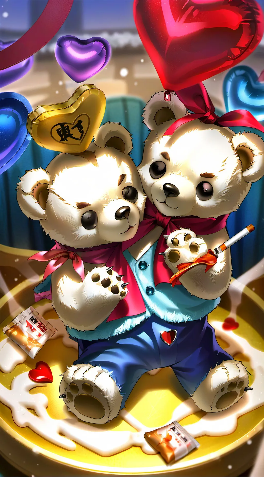 ai character: monstrosity bears background