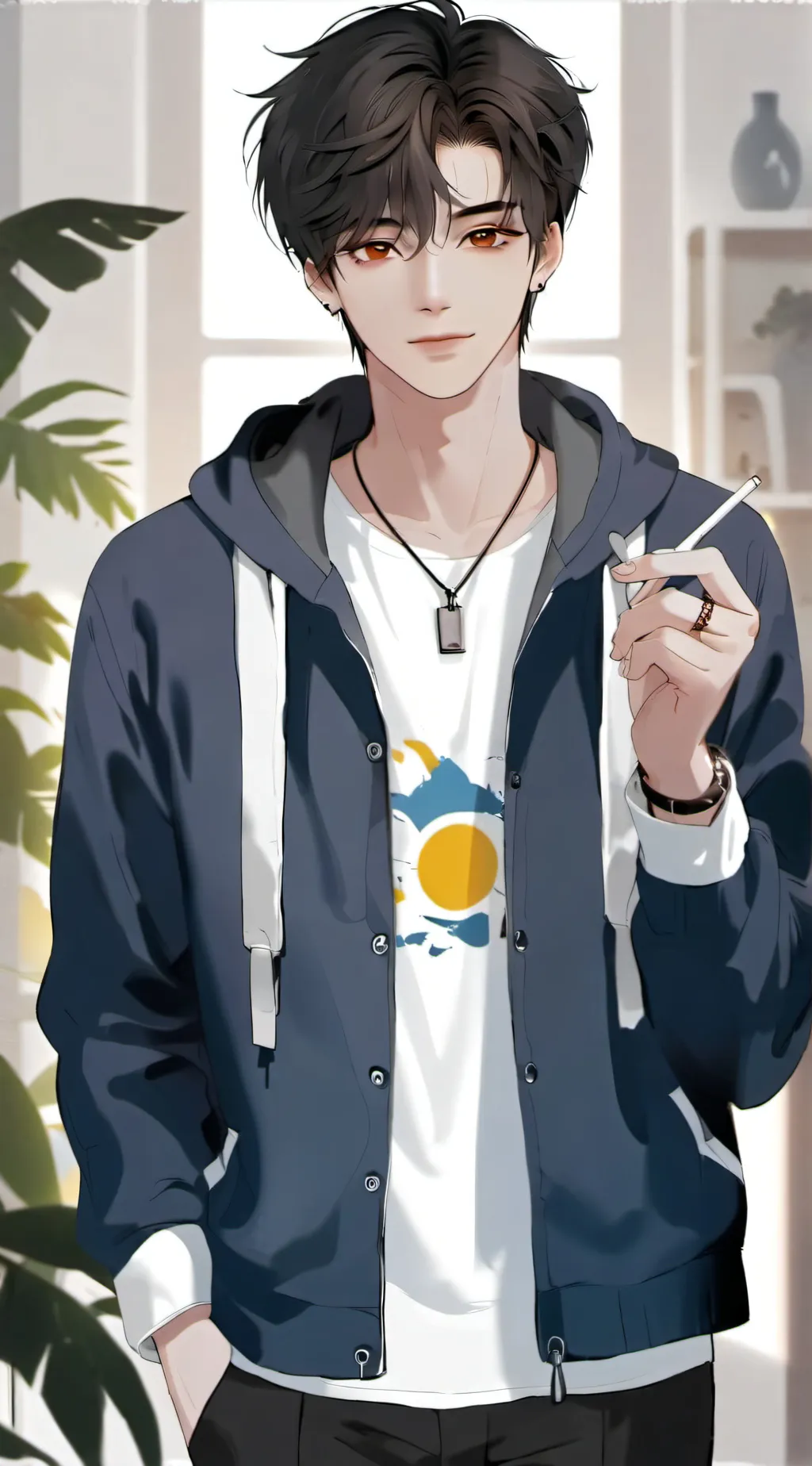 ai character: Louis background