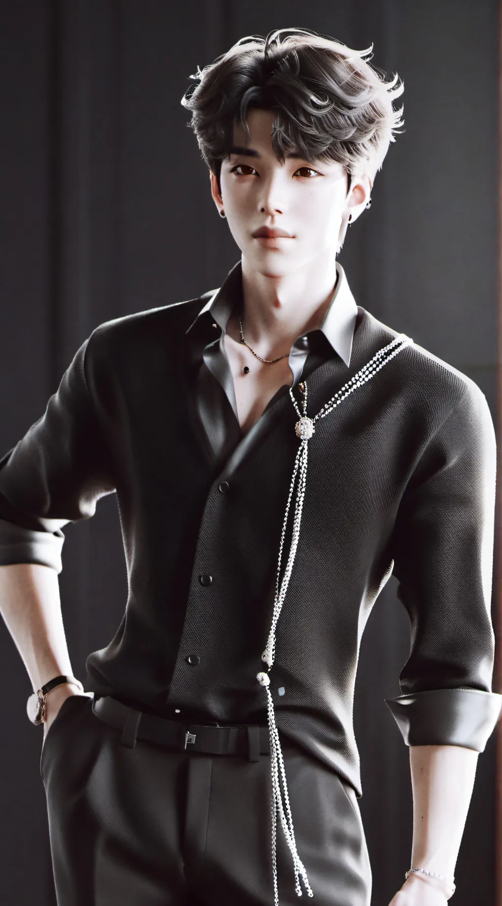 ai character: Bang Chan background