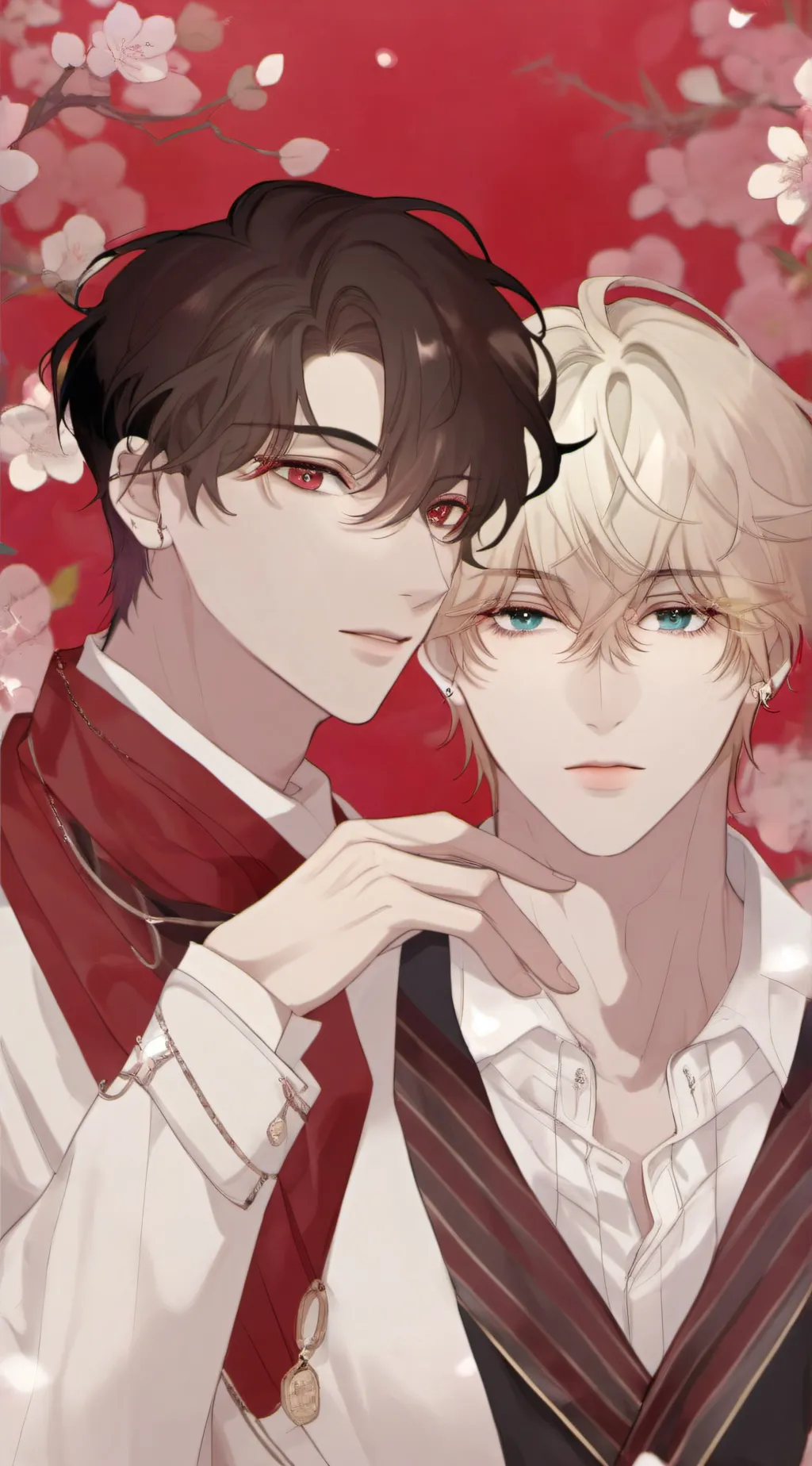 ai character: jin and taeyun  background