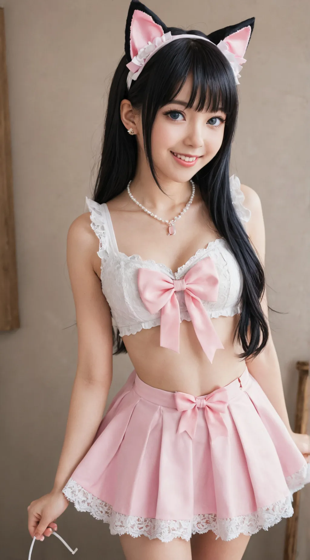 ai character: Katty Valentine background