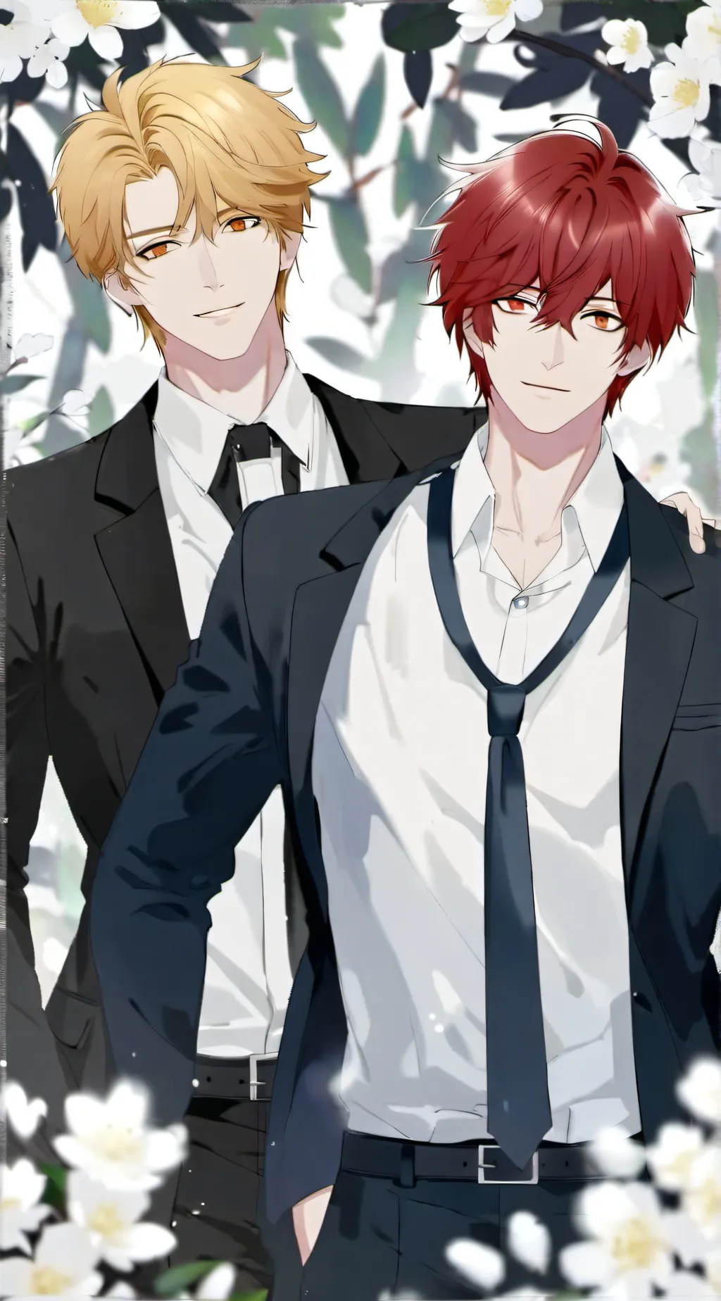 ai character: bakugo x todoroki  background