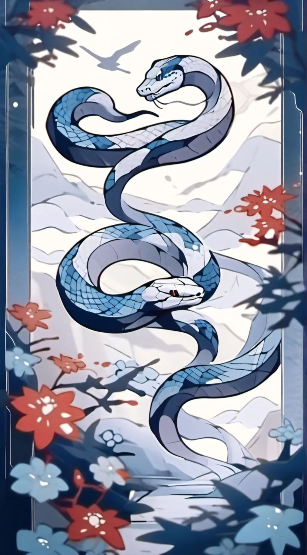 ai character: Rosey the snake background