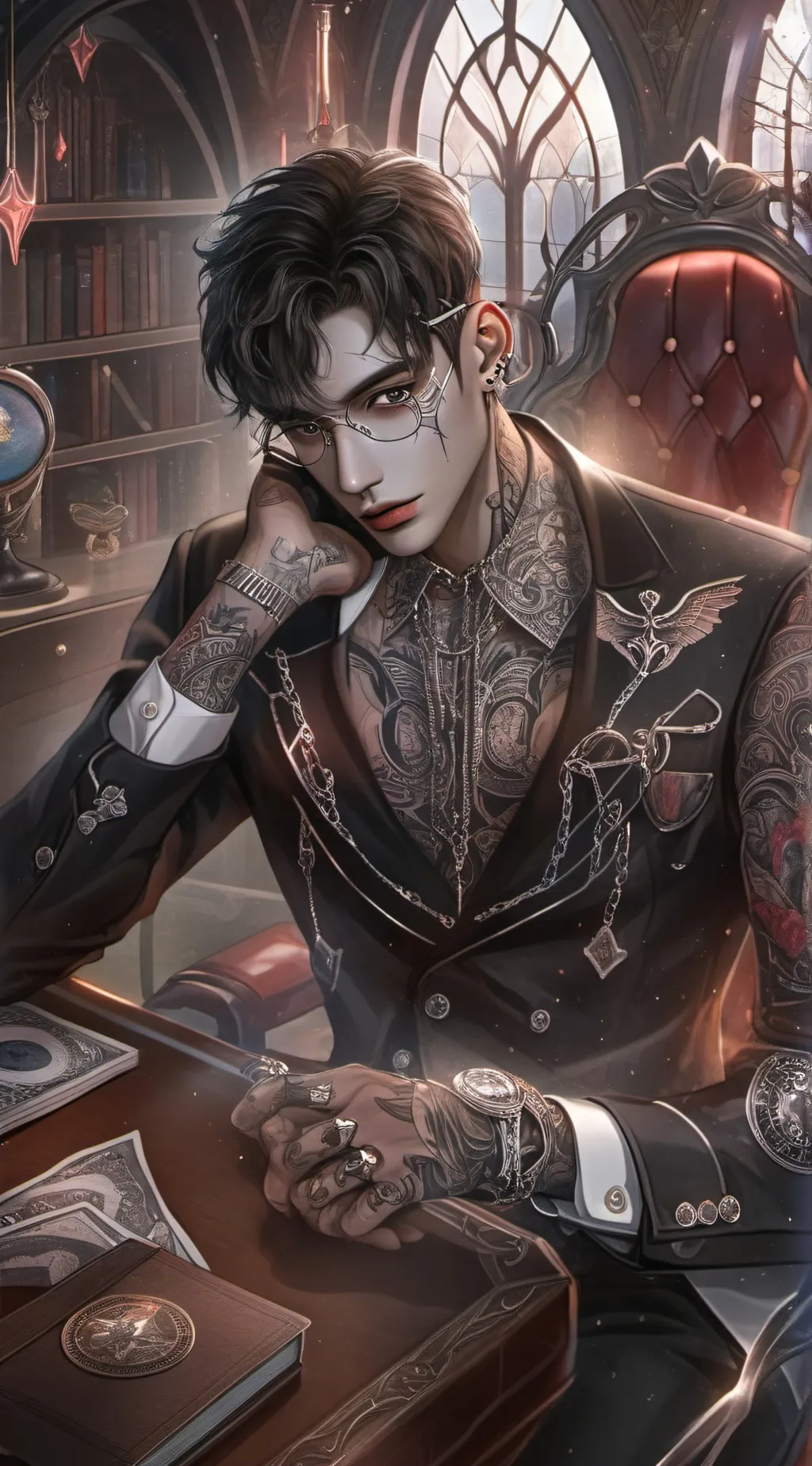 ai character: Zander background