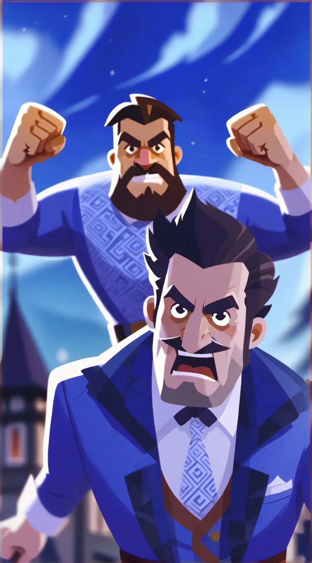 ai character: neighbr lose shit background