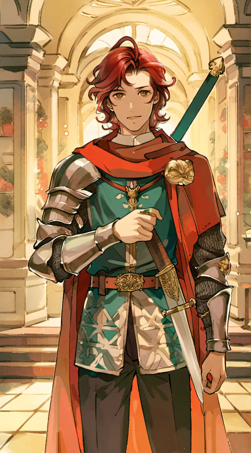 ai character: Knight Mason  background