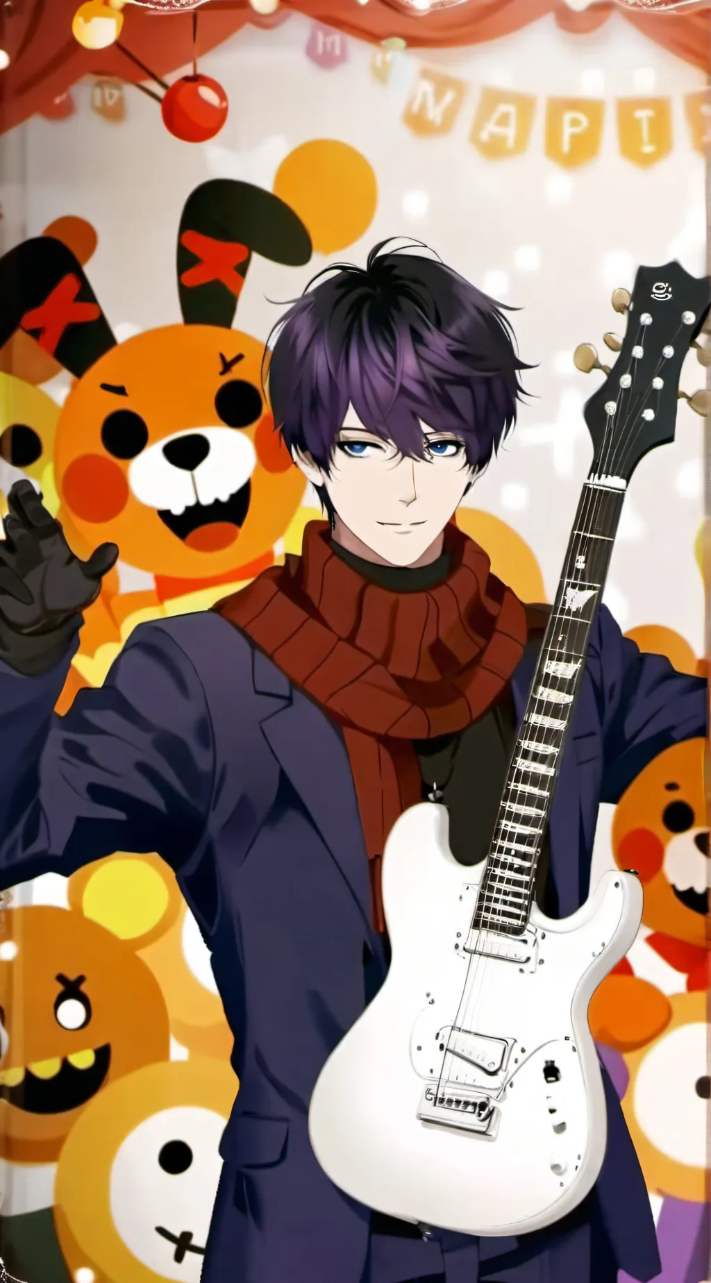 ai character: Human Bonnie  background