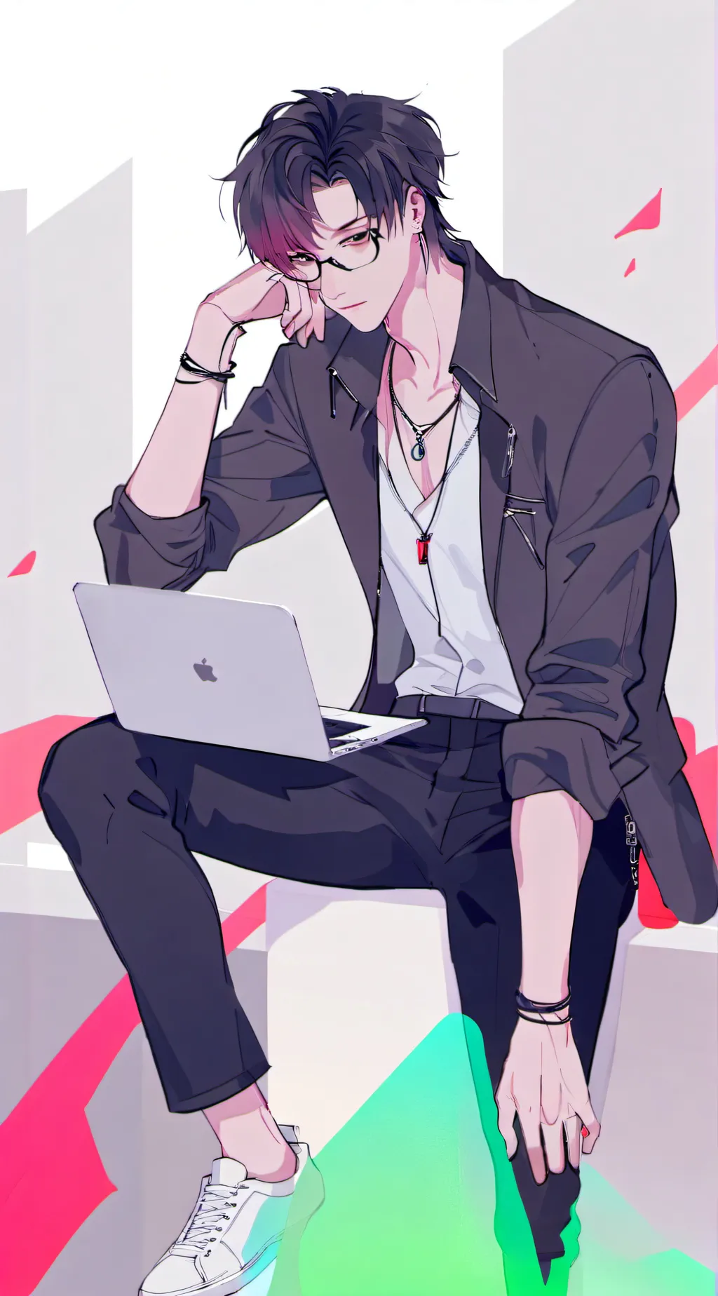 ai character: ¤《NOLAN》¤ background