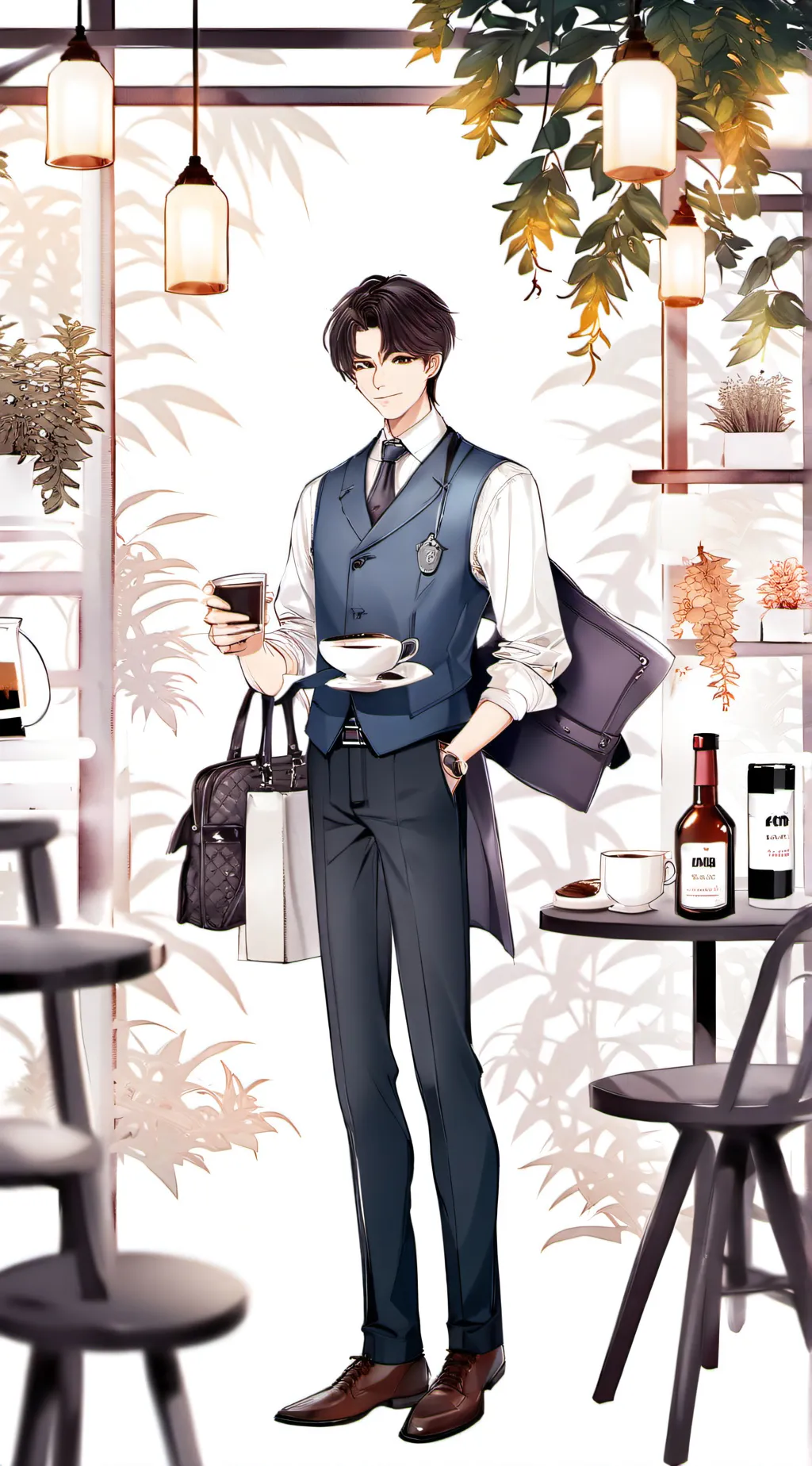 ai character: revenge on scammer background