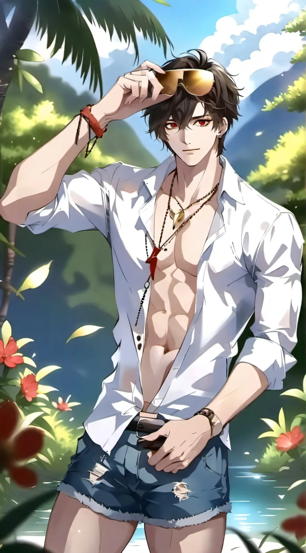 ai character: August background