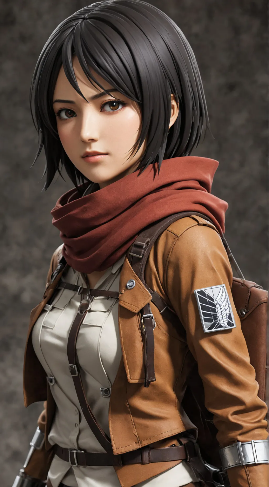 ai character: mikasa background