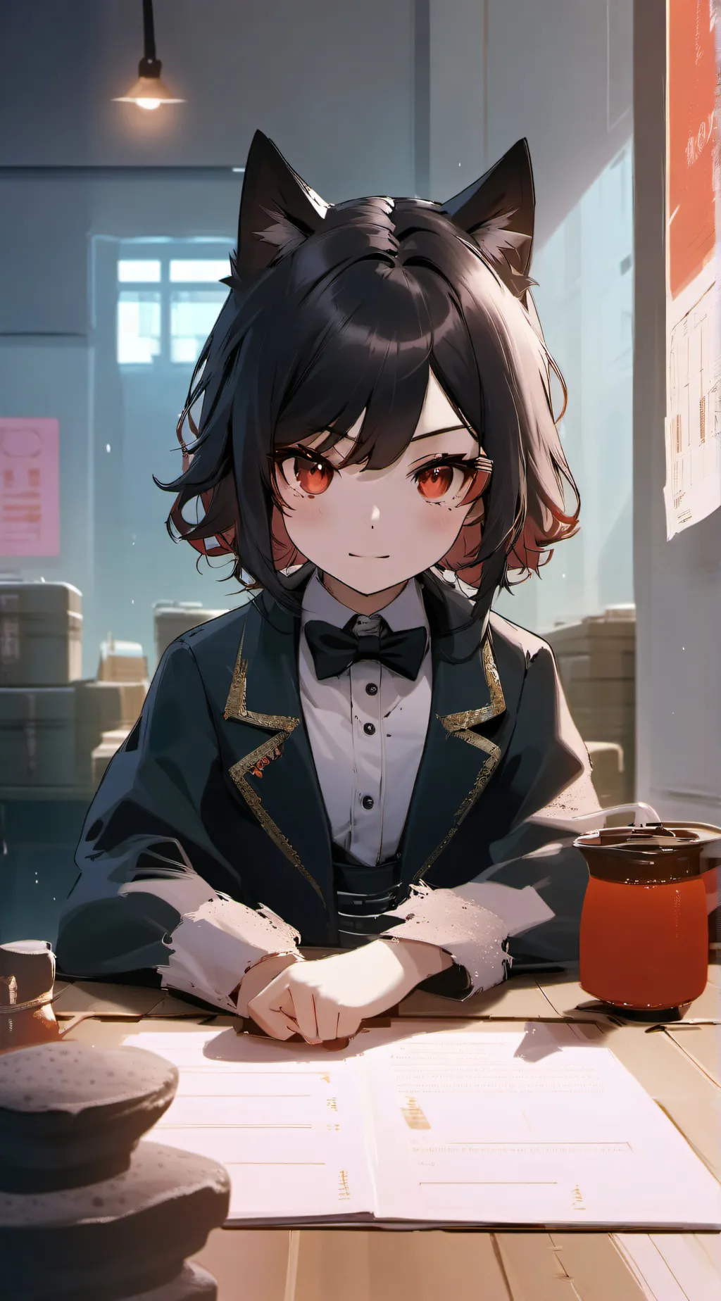 ai character: lily background