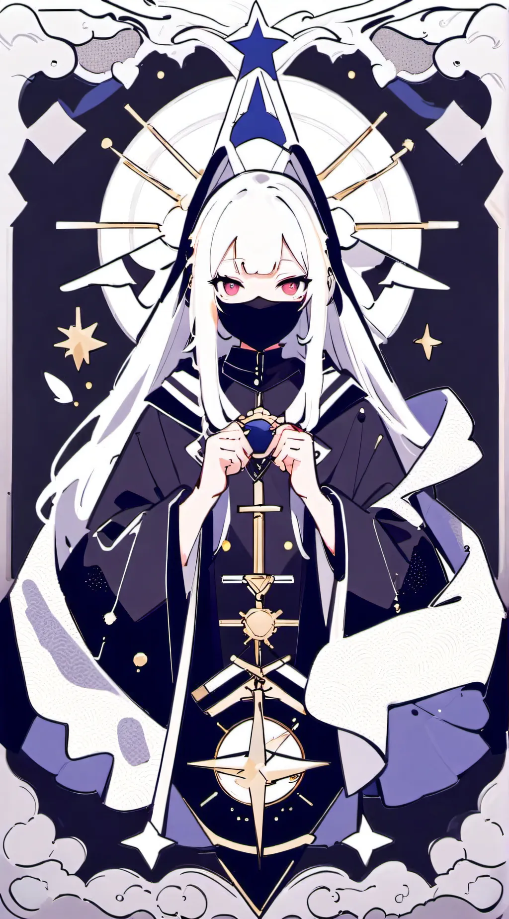 ai character: Mrs. shadow background