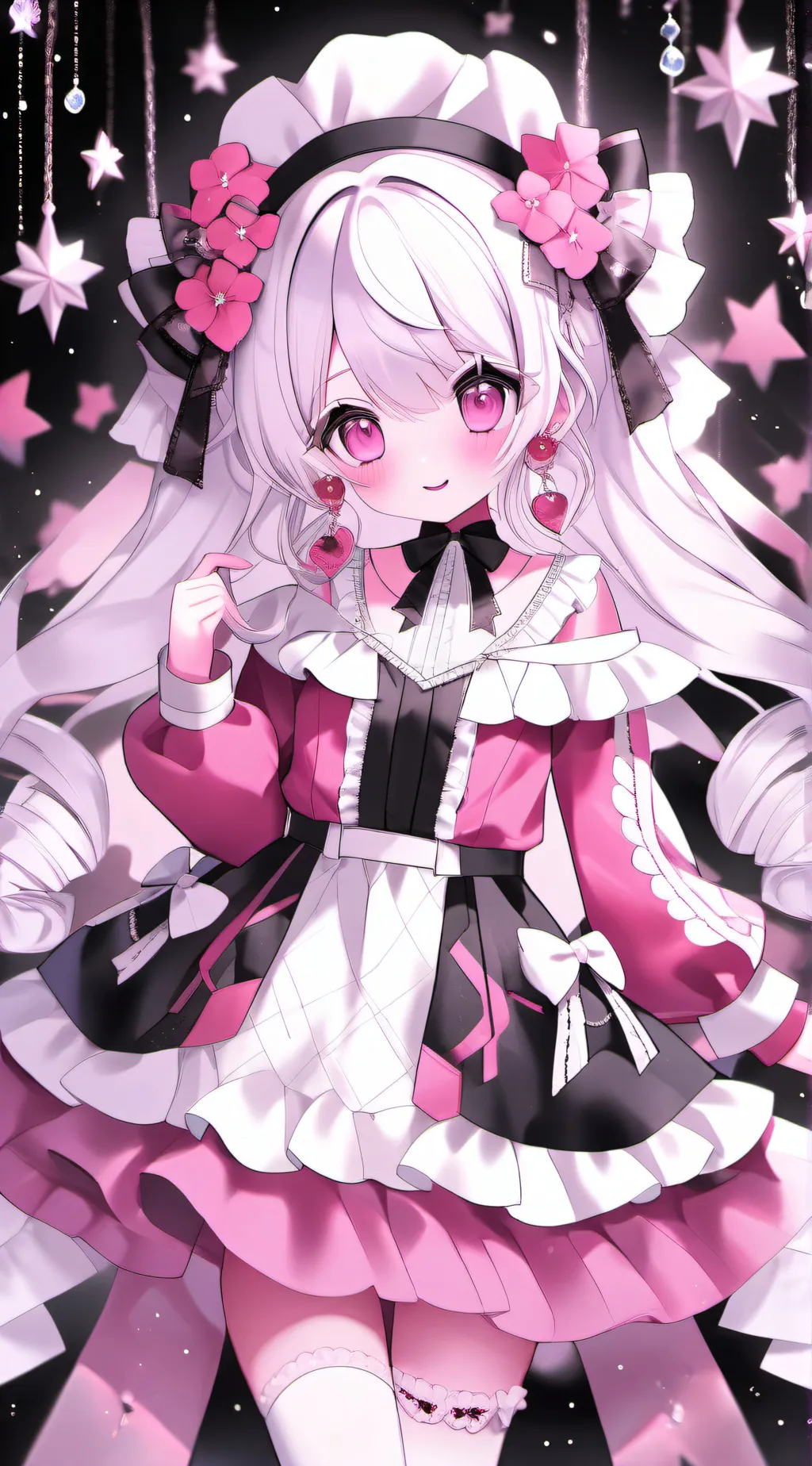 ai character: durple background