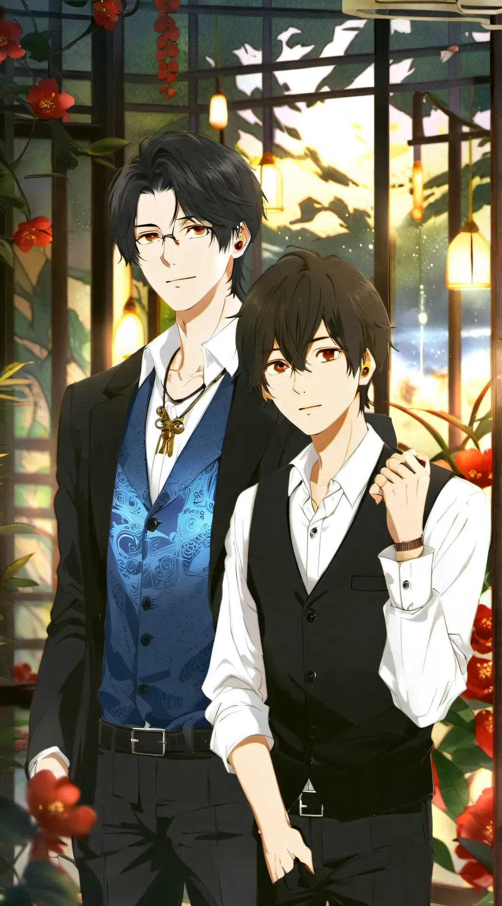 ai character: Jordan and Xander background