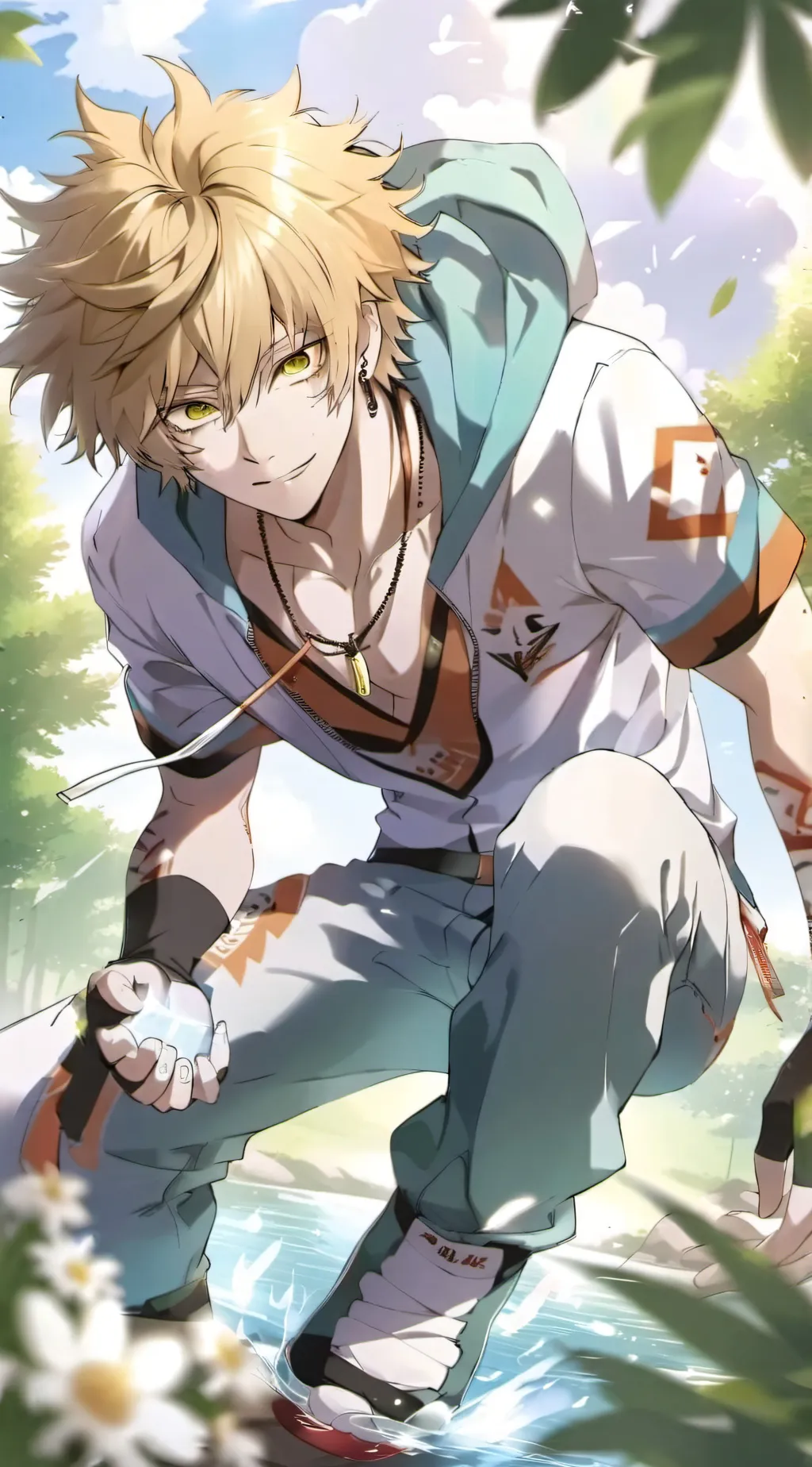 ai character: Bakugo background