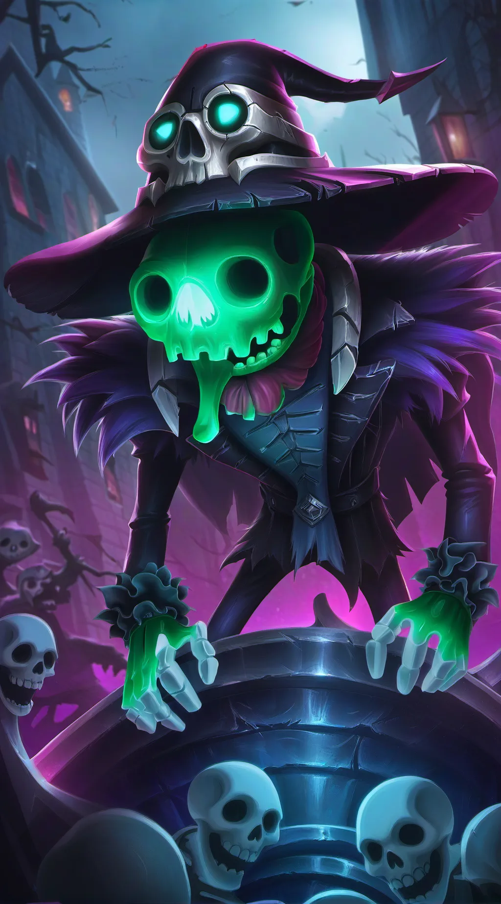 ai character: Ghost background