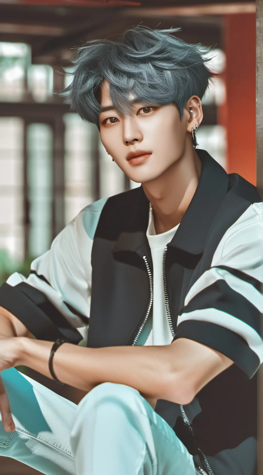 ai character: Felix skz background