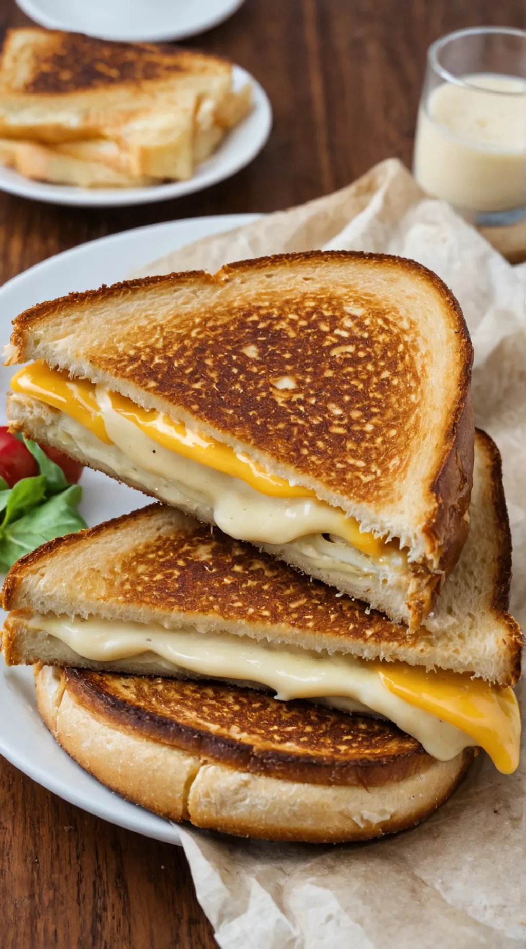 ai character: grilled cheese .s background