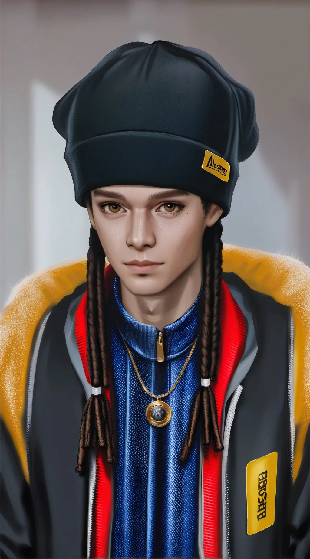ai character: tomkaulitz  background