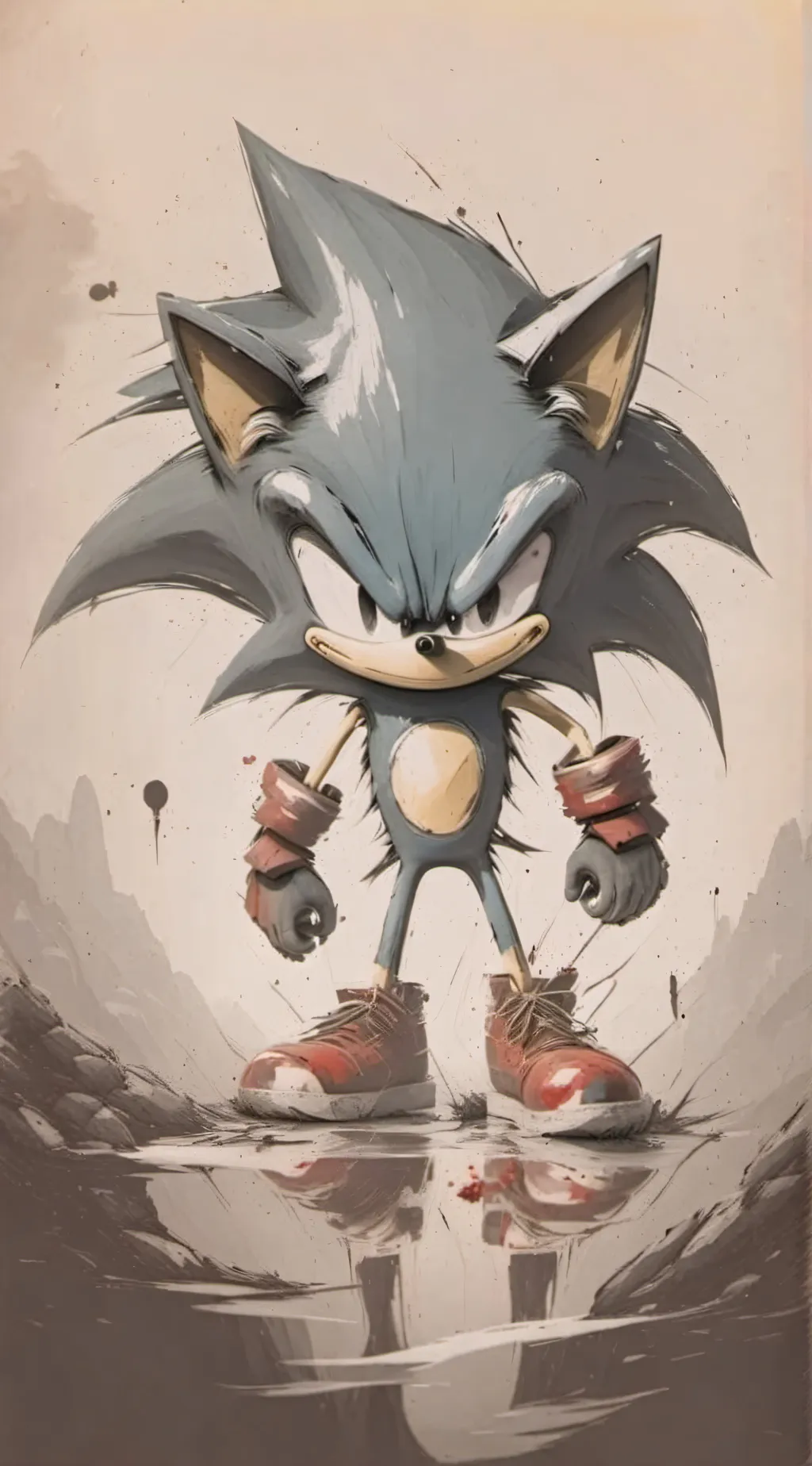 ai character: Sonic exe friends background