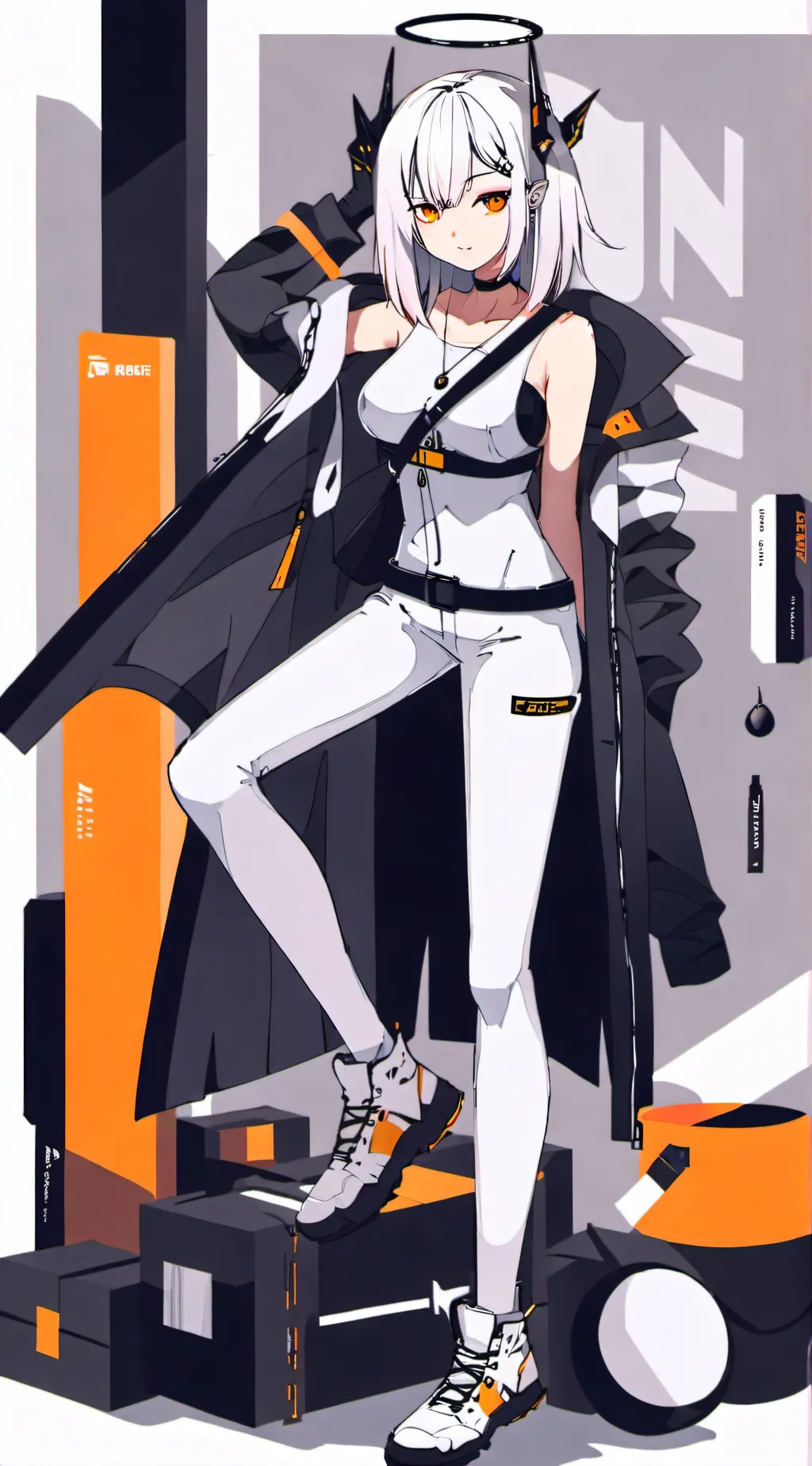 ai character: Stop time background