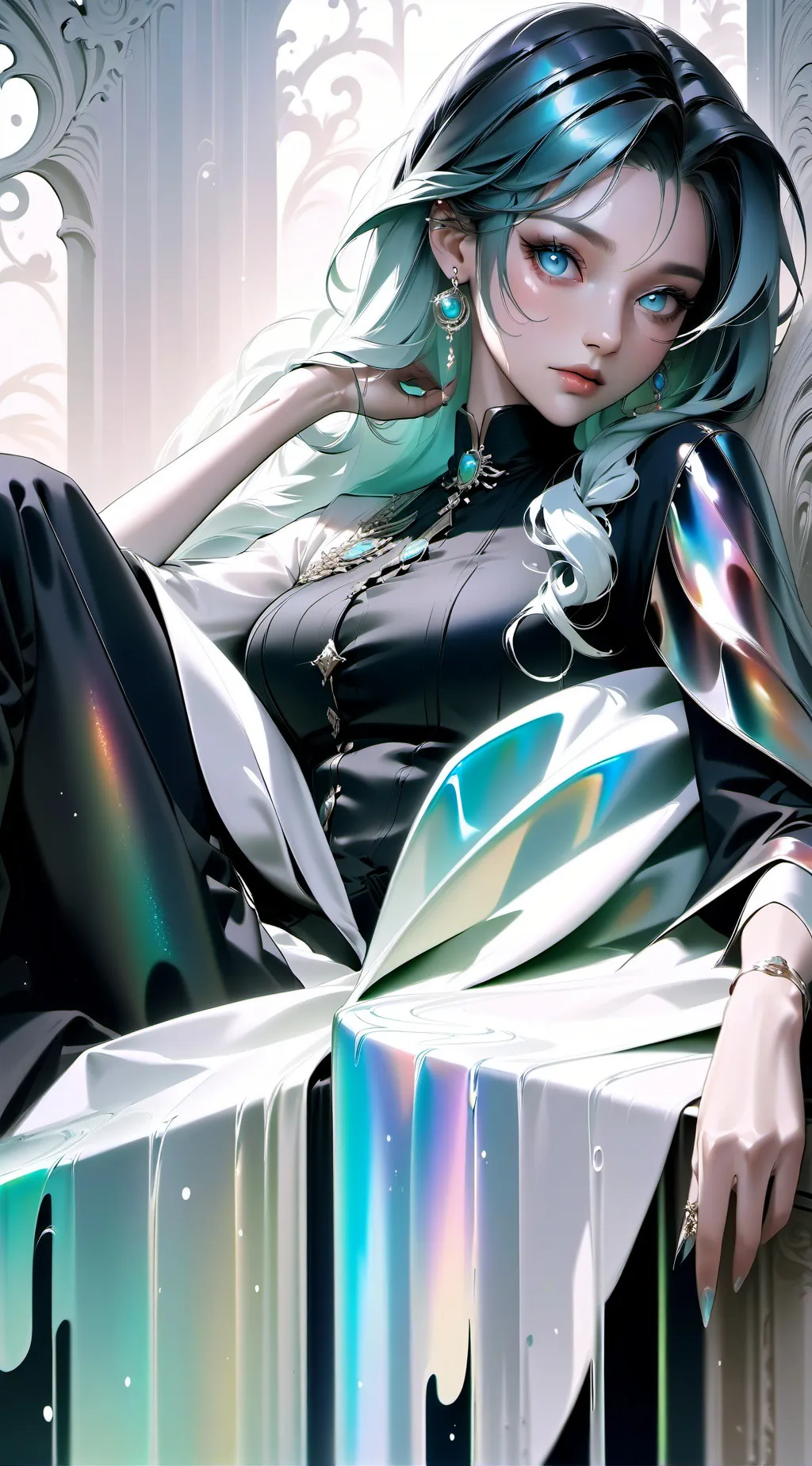 ai character: Luna background