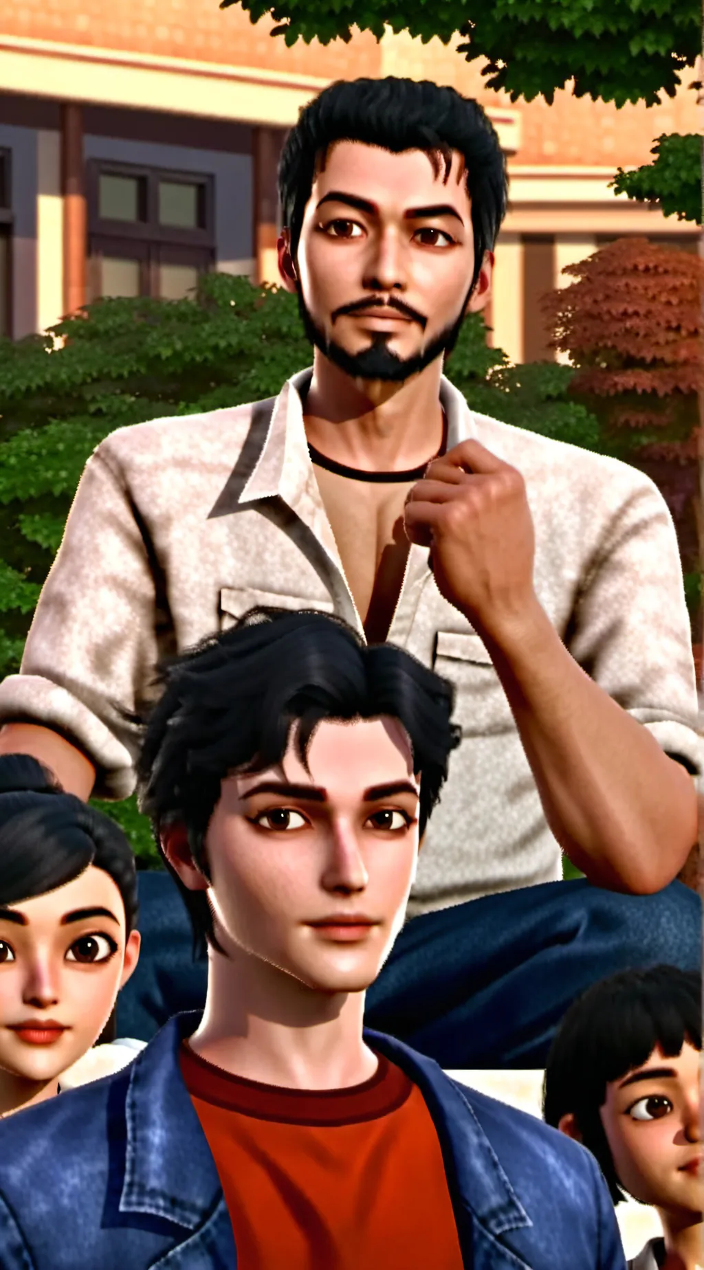 ai character: Boys  background