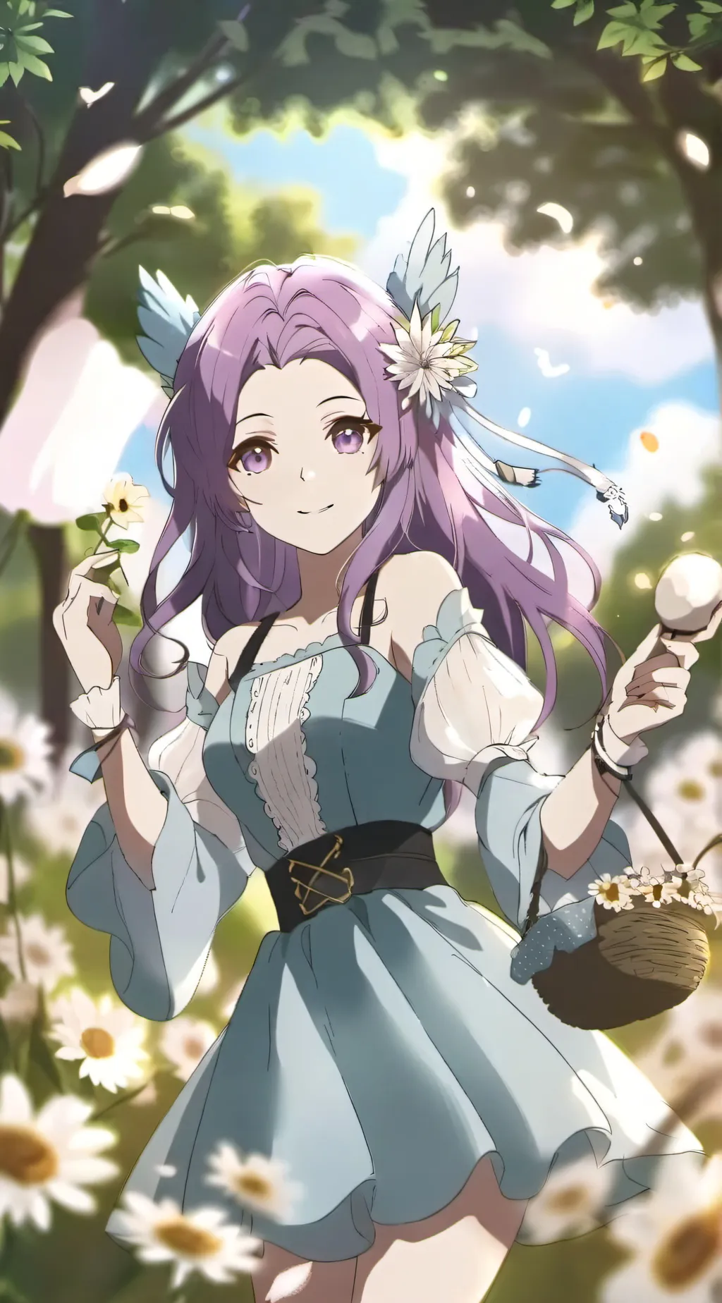 ai character: Luna background