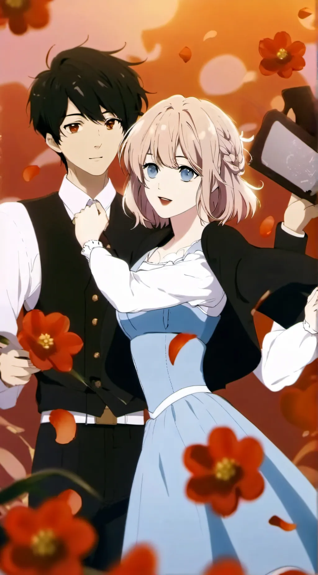 ai character: ~Ethan and Elise~ background