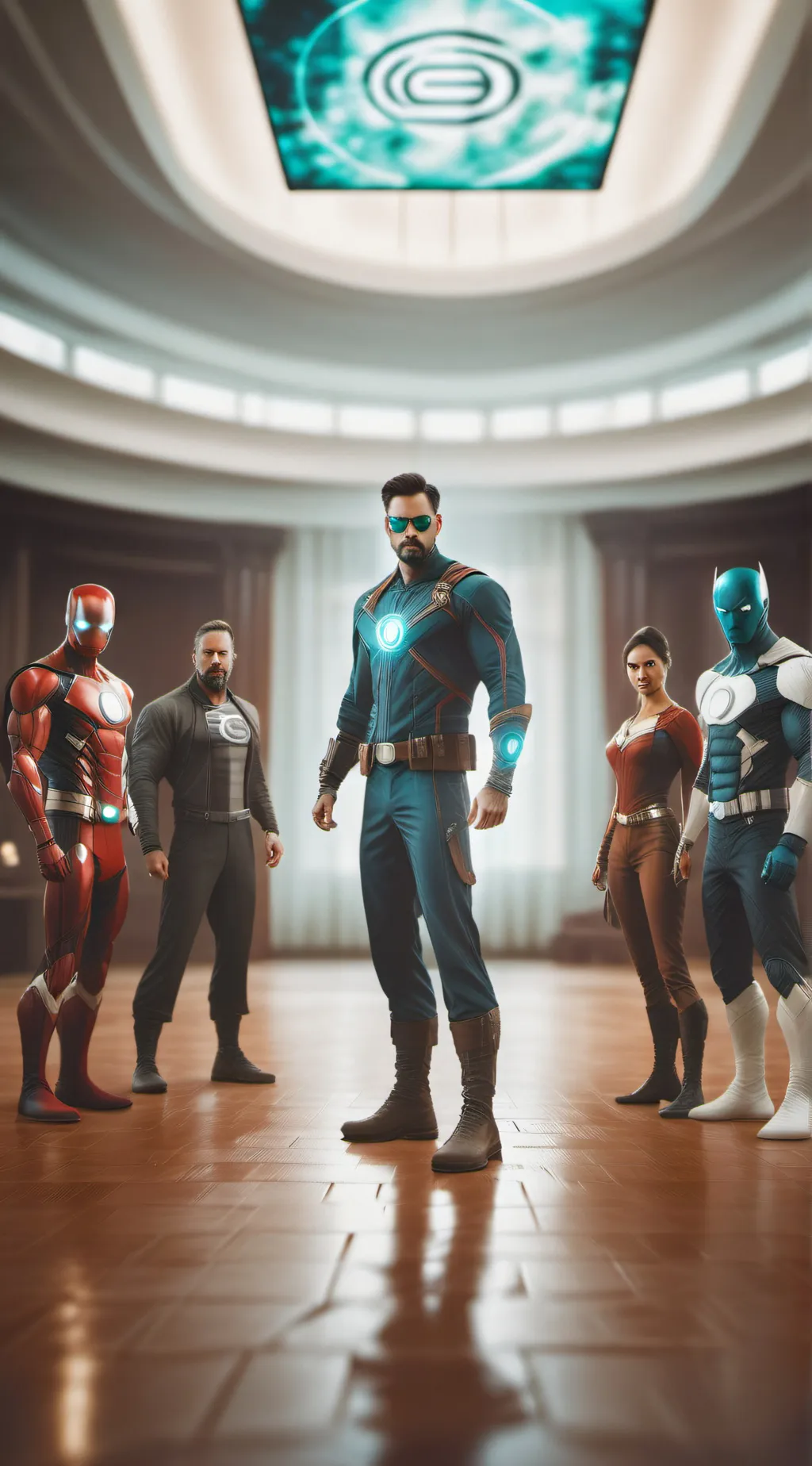 ai character: Avengers 1 background