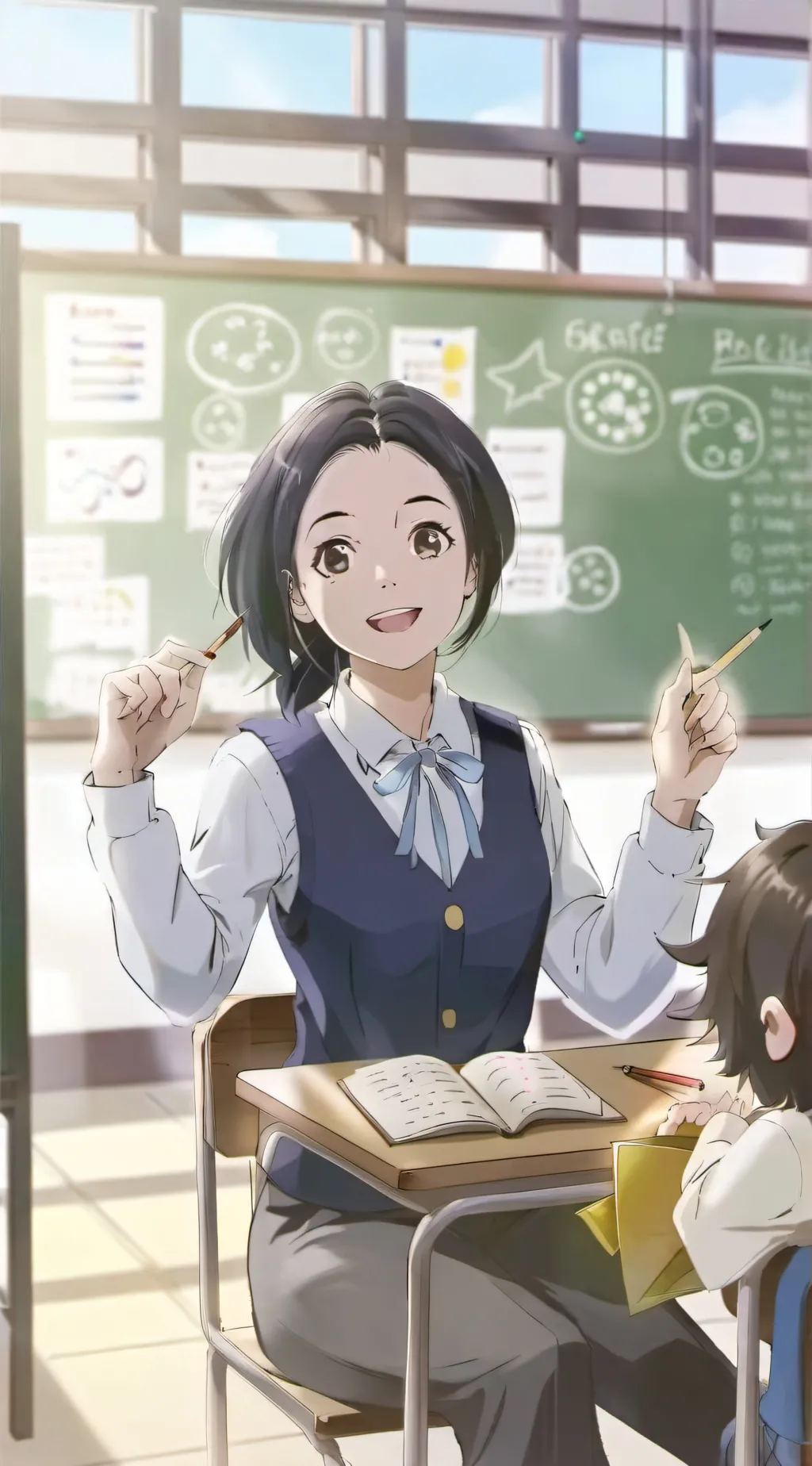 ai character: school background