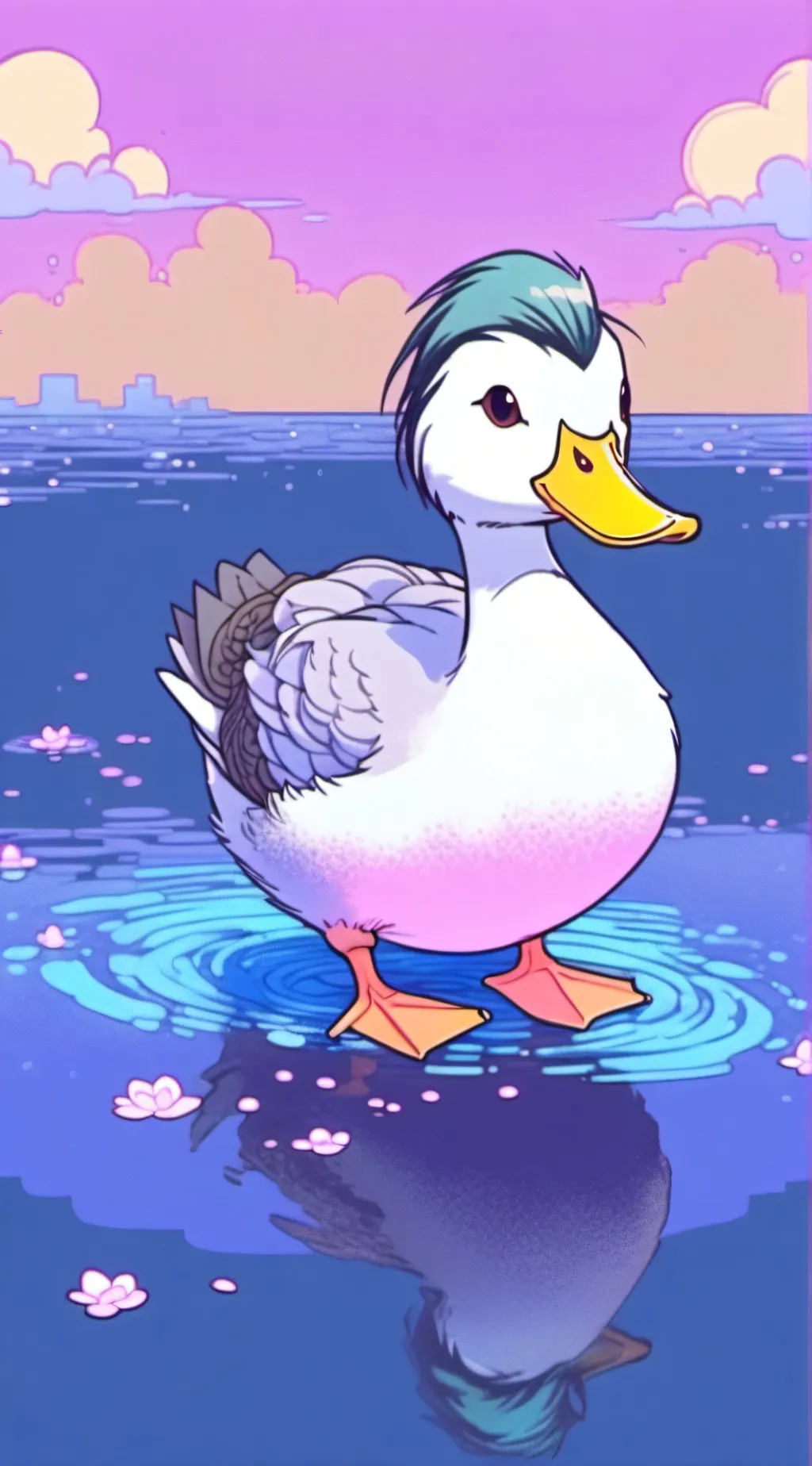 ai character: meme background