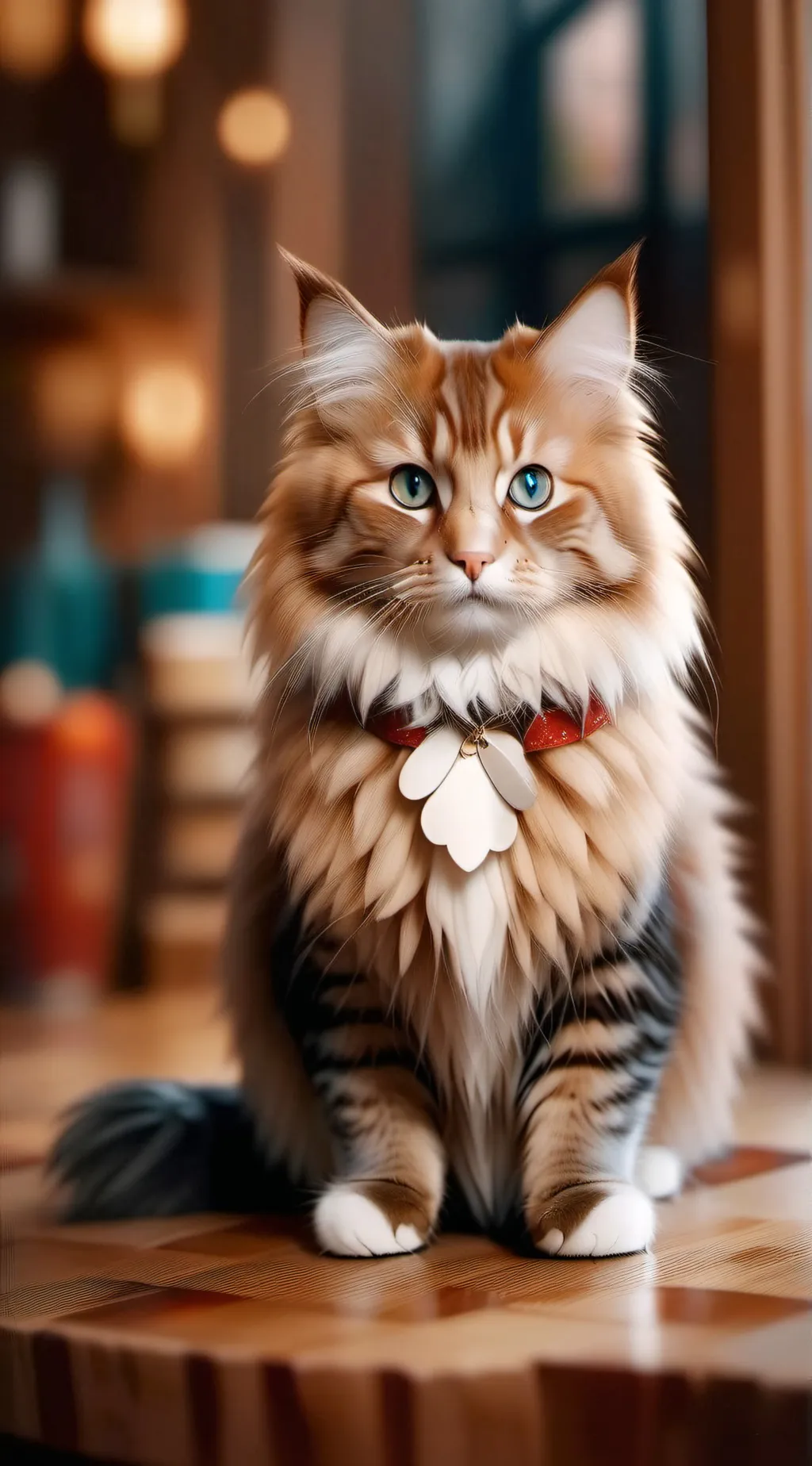 ai character: Little kitty aka u background