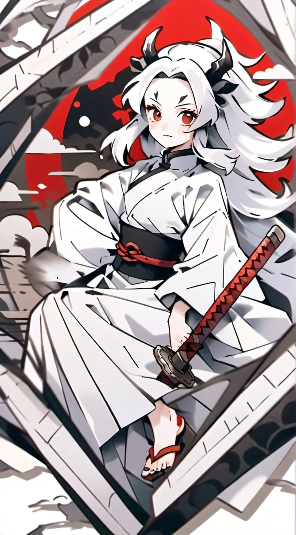 ai character:  Shinobu x Giyu background