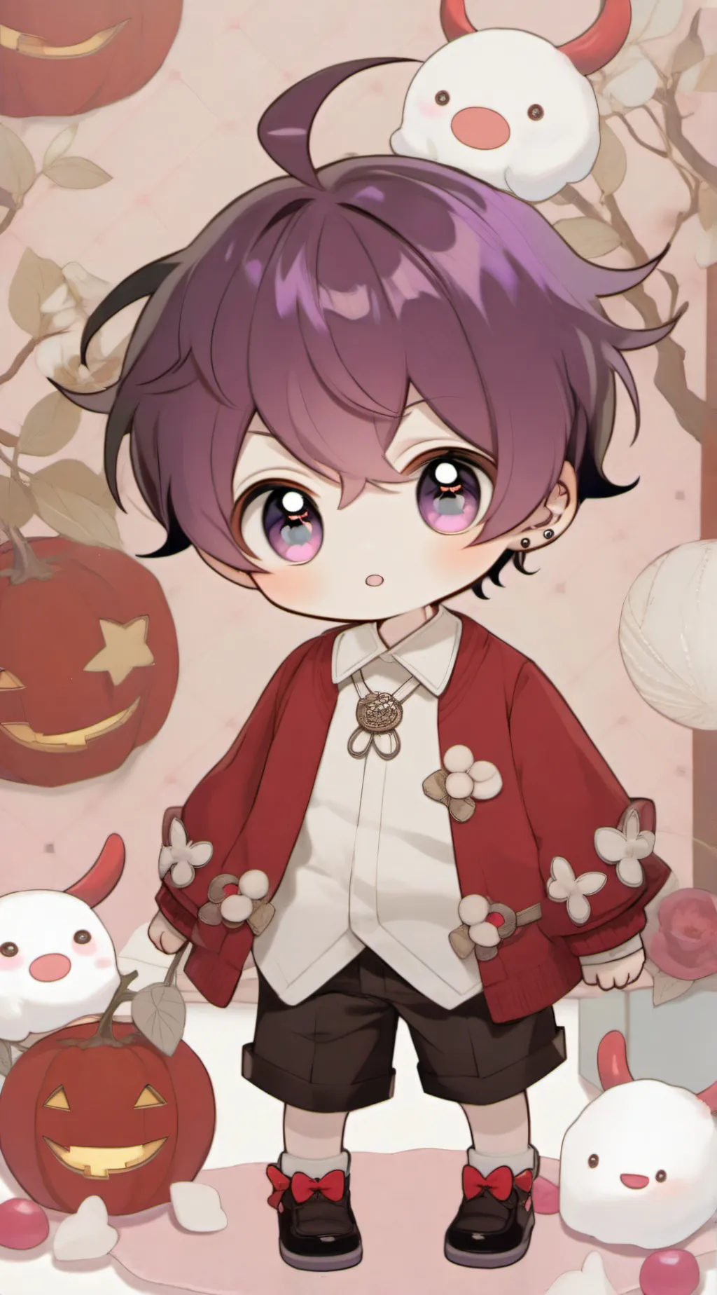 ai character: 1 year old Minh background