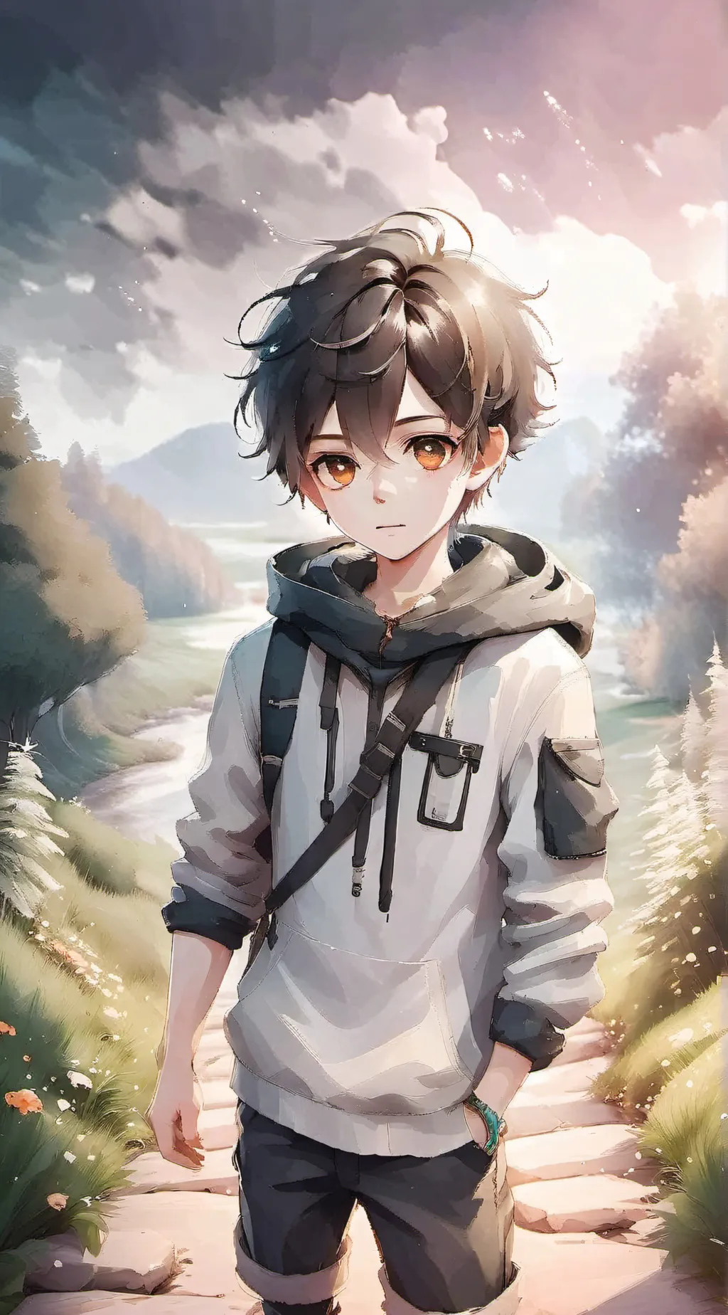 ai character: Alex Green background