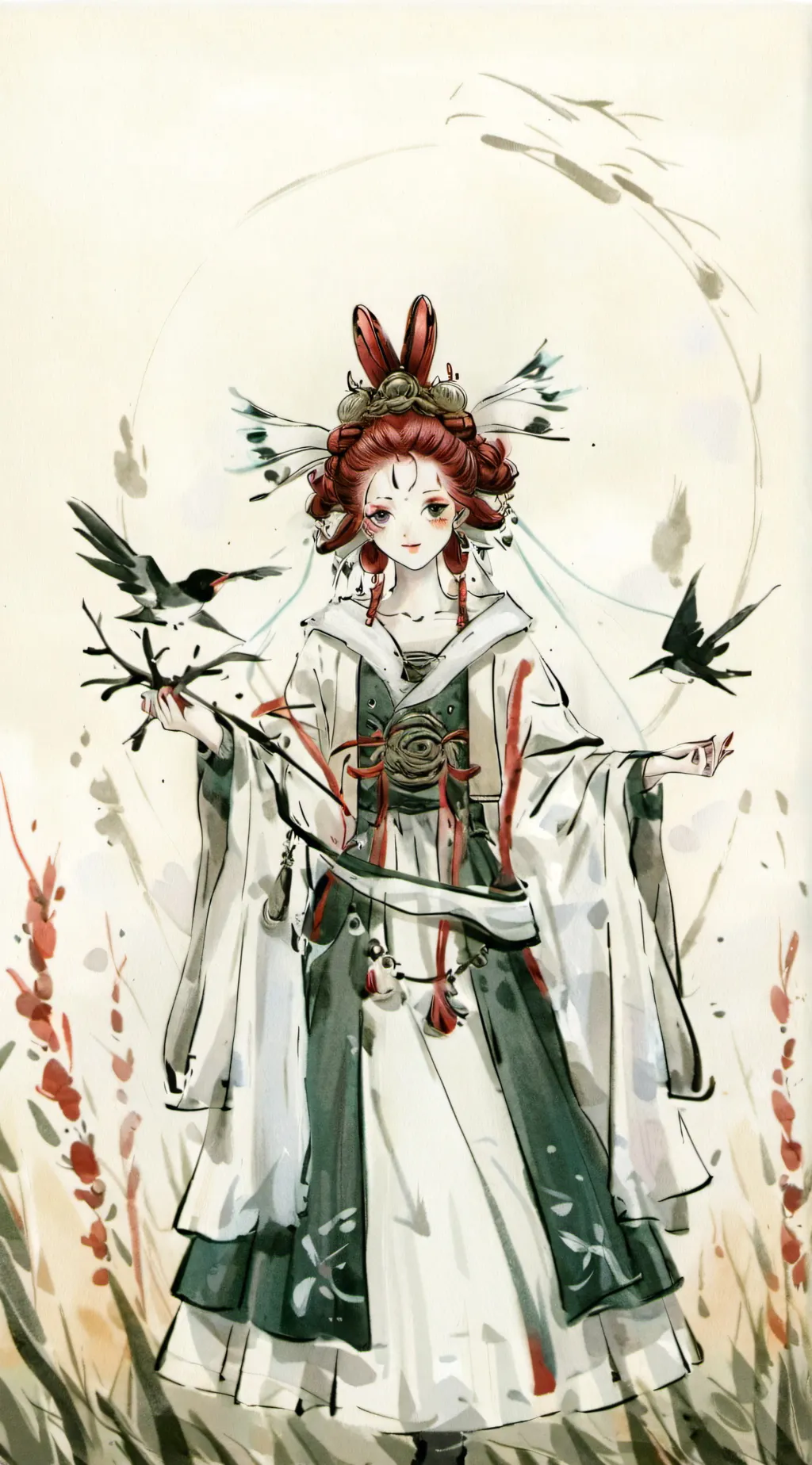 ai character: love  background