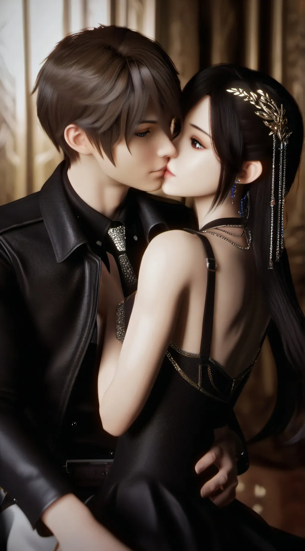 ai character: Michele  background