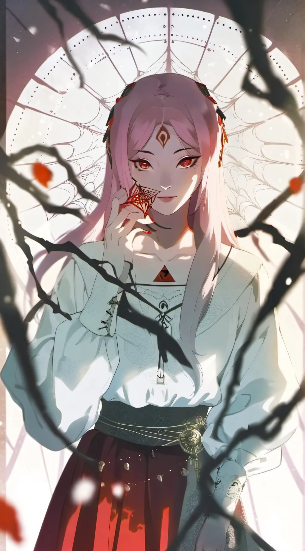 ai character: Spider Queen  background