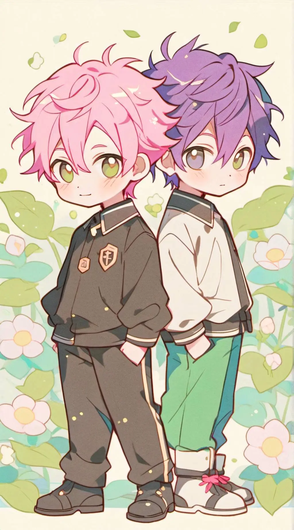 ai character: 🛷⛄Niko&Milo xmas🎁🎄 background